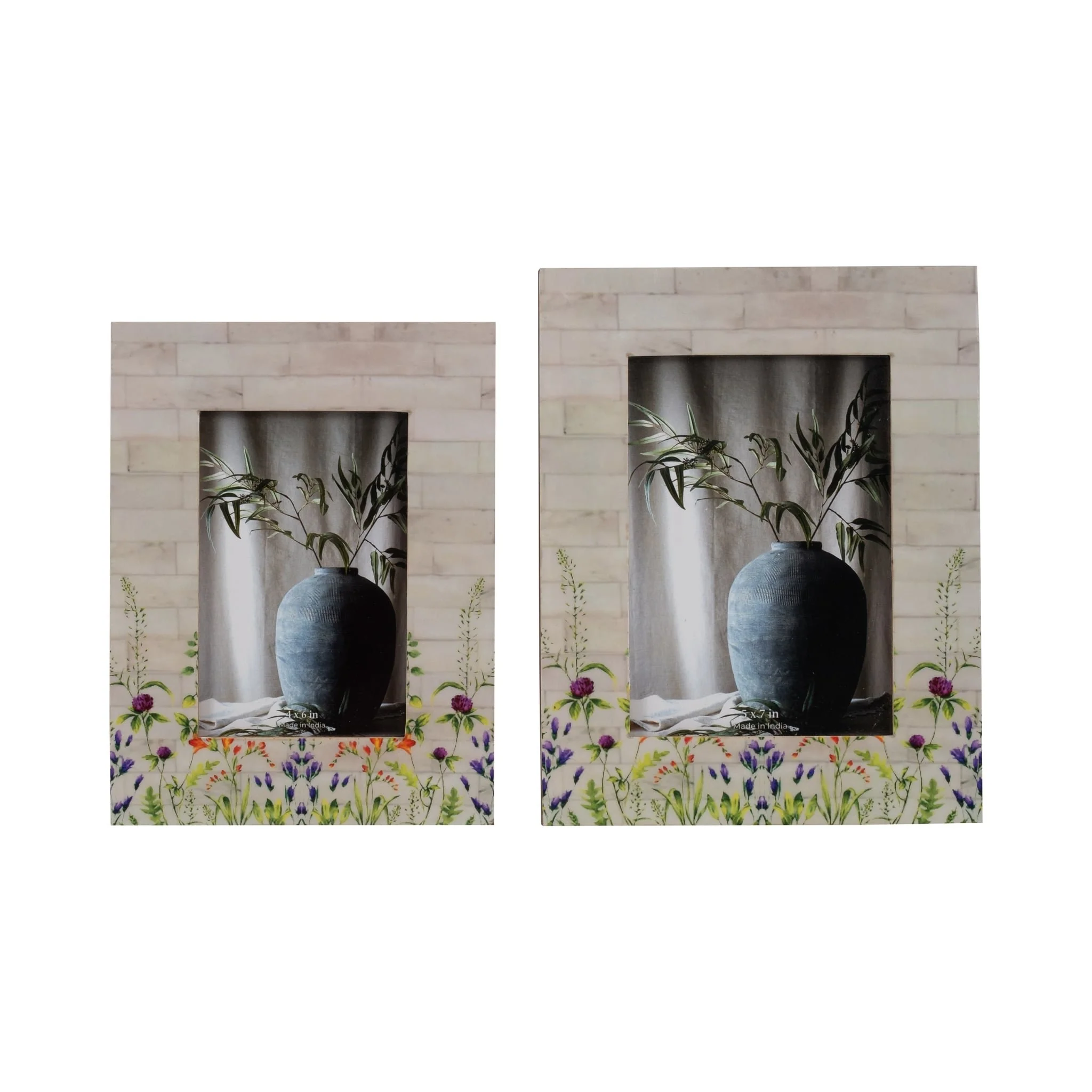 Resin, 5x7 Purple Flower Field Photo Frame, Multi - Image 6