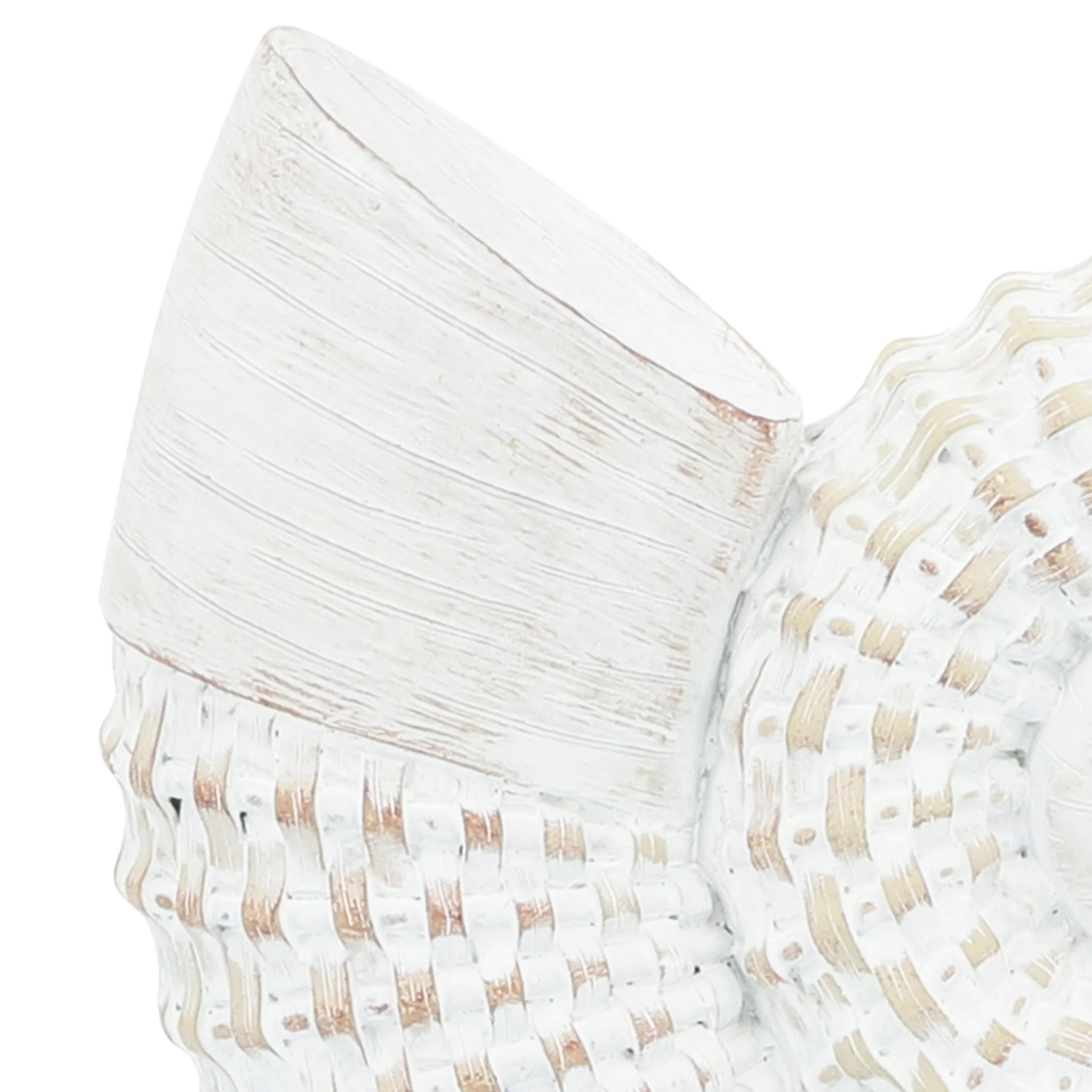 Resin, 7"h Shell Table Accent, White - Image 7