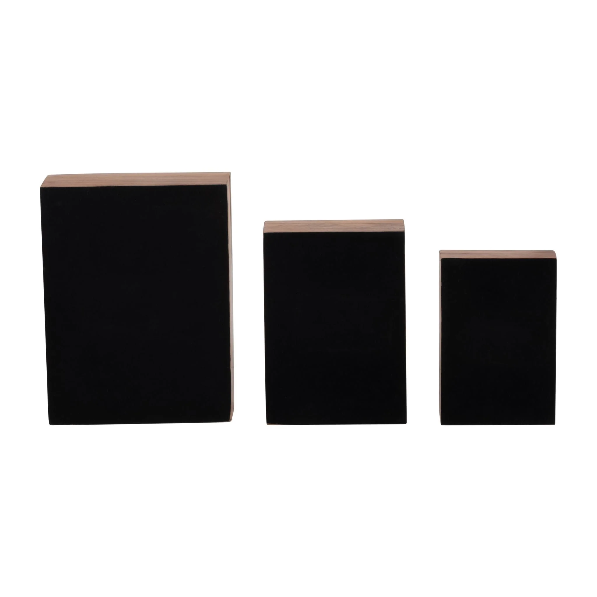 Resin, S/3 6/7/9" Mid-century Boxes, Multi - Image 4