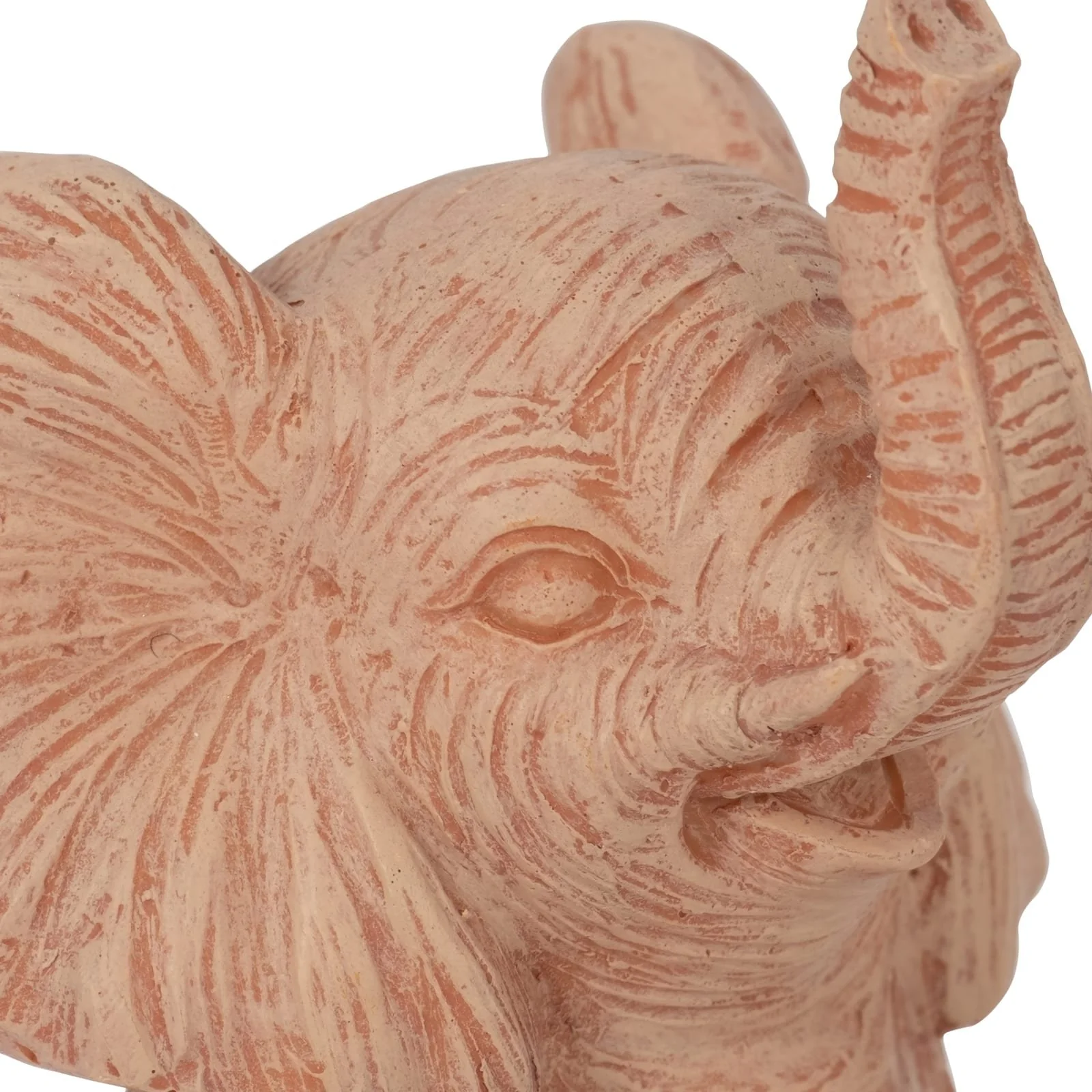 Resin, S/3 6" Stone Look Yoga Elephant, Natural - Image 5