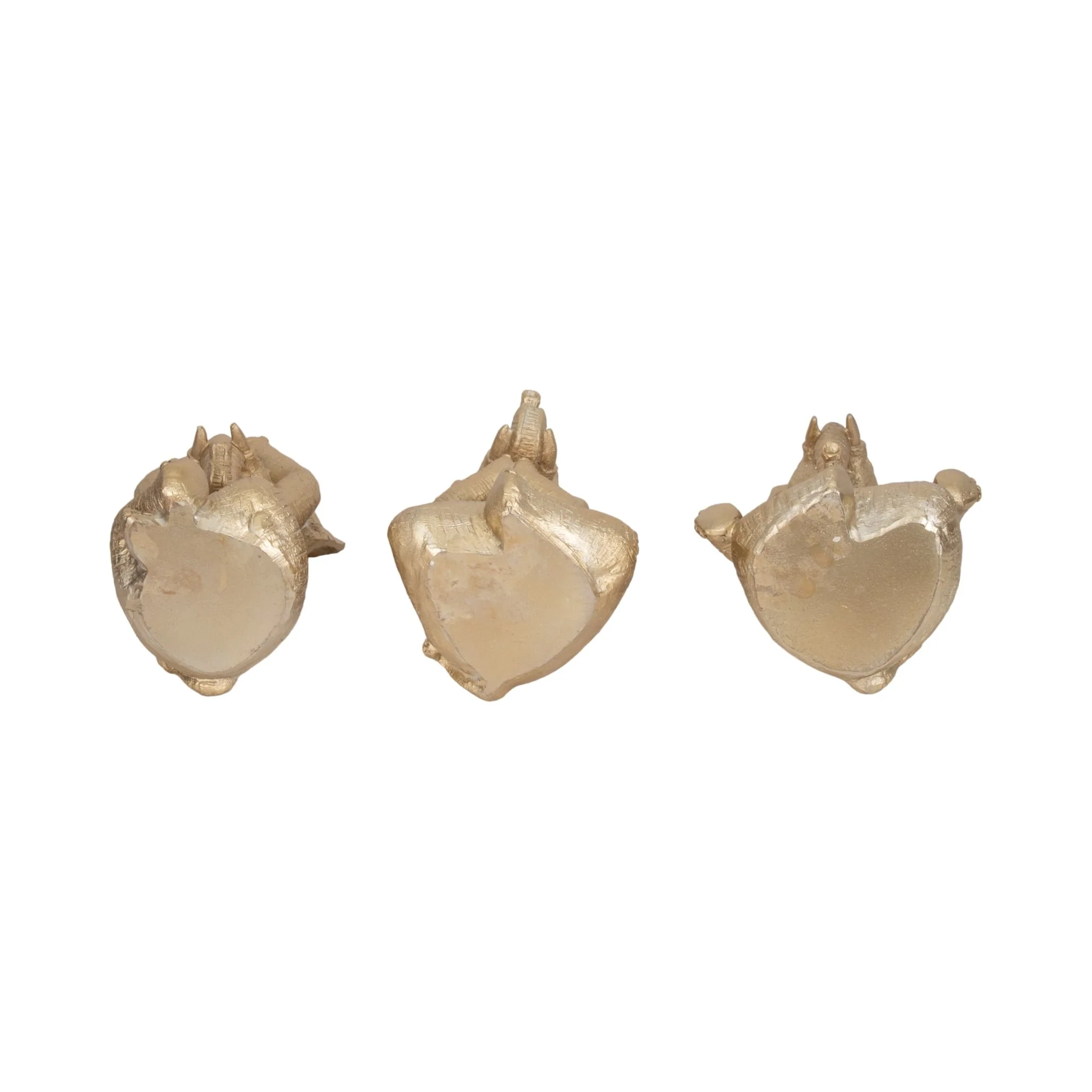 Resin, S/3, 8"h, Yoga Elephants, Gd - Image 7