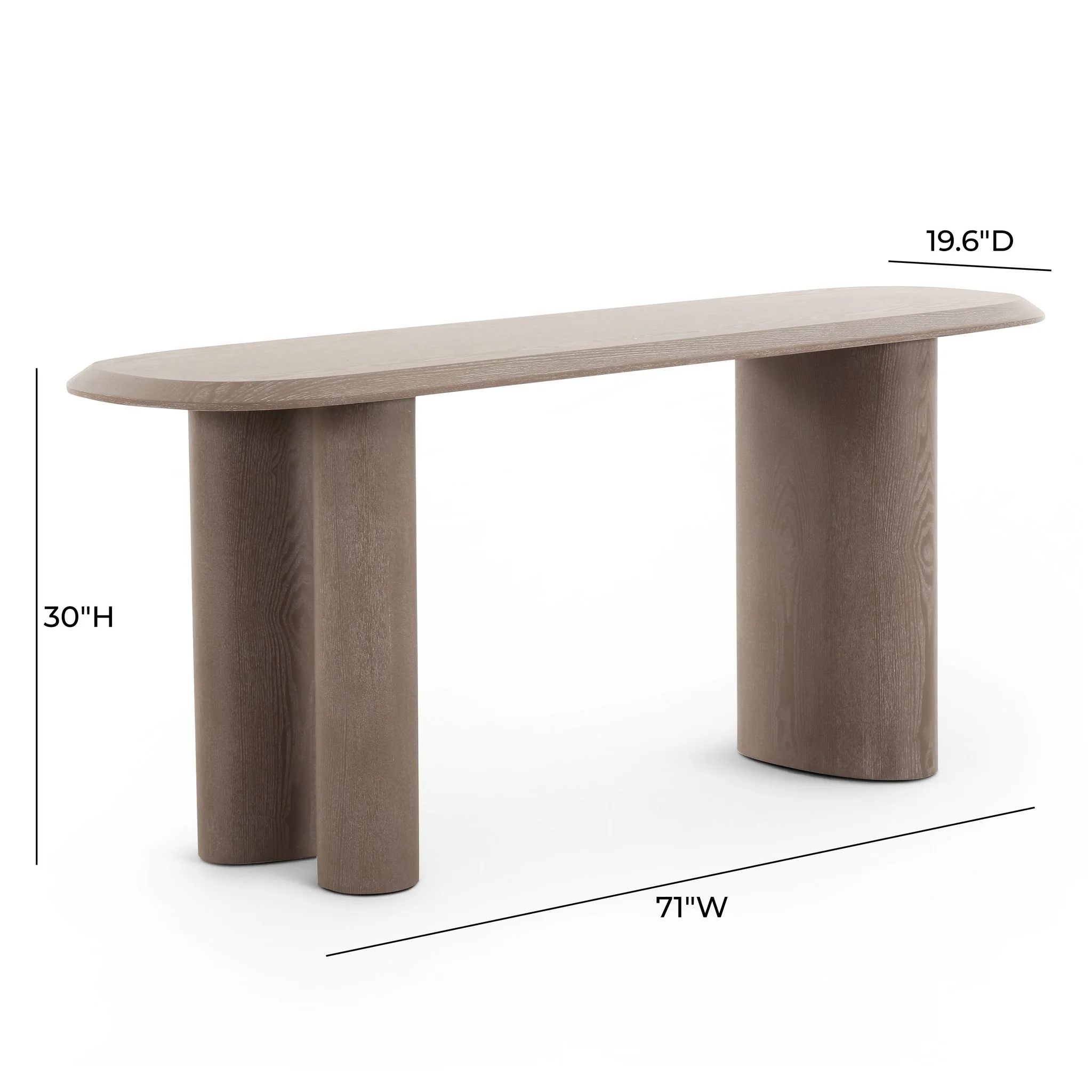 Rhema Washed Ash Console Table - Image 7