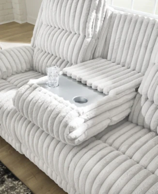 Rhines Falls Power Reclining Sofa with Drop Down Table - Image 9