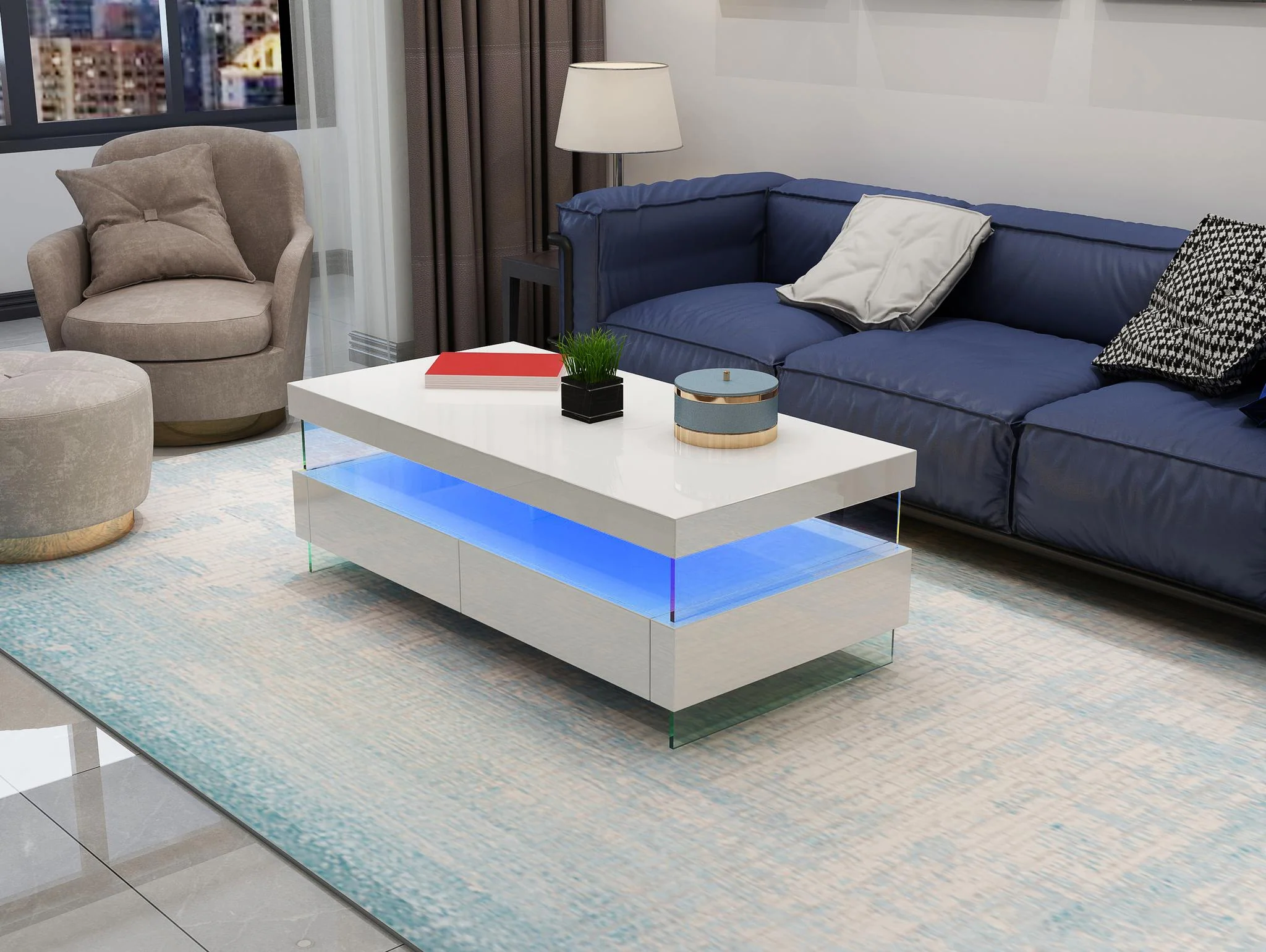 Ria Coffee Table White - Image 7