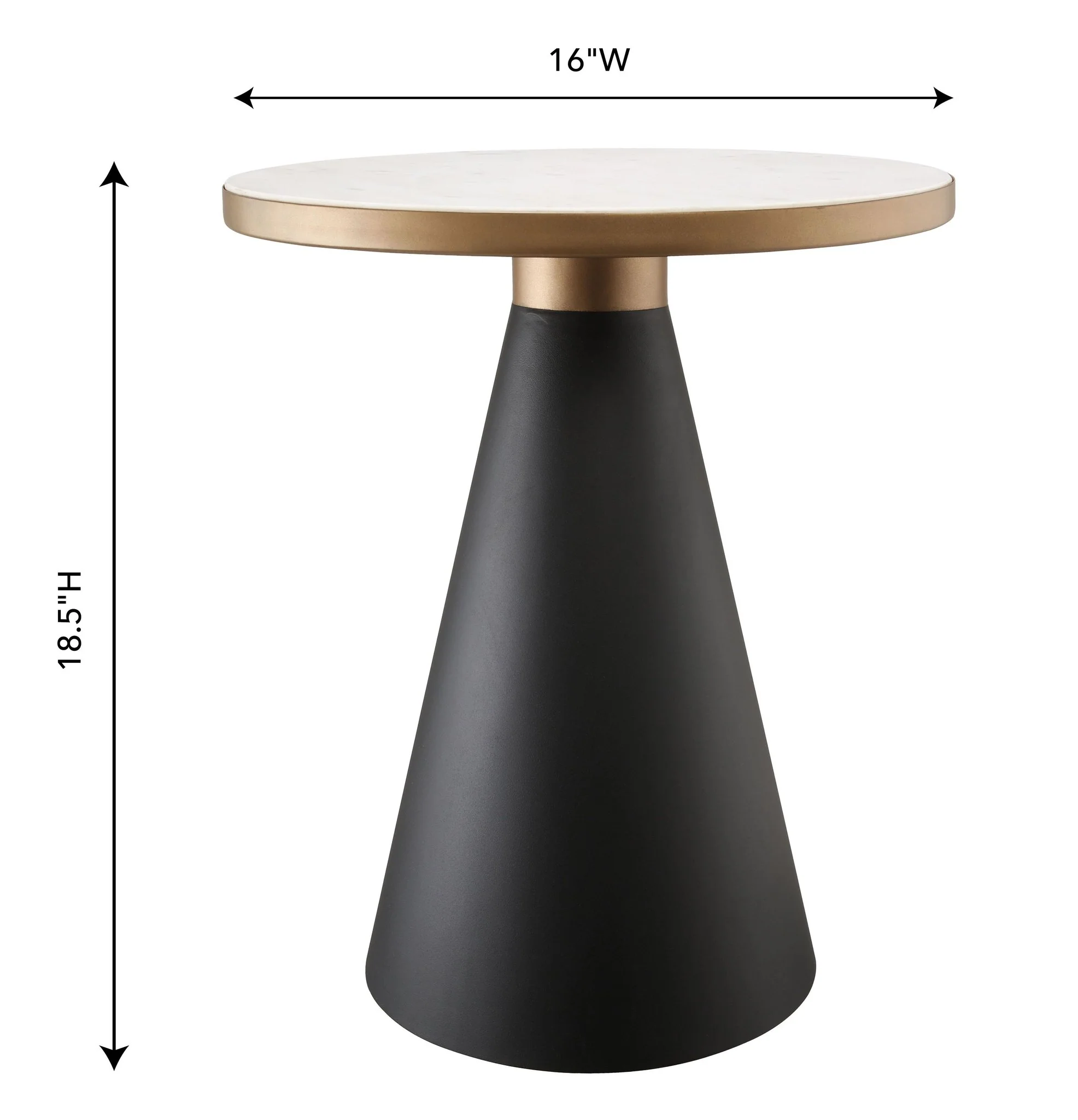 Richard Marble Side Table - Image 4