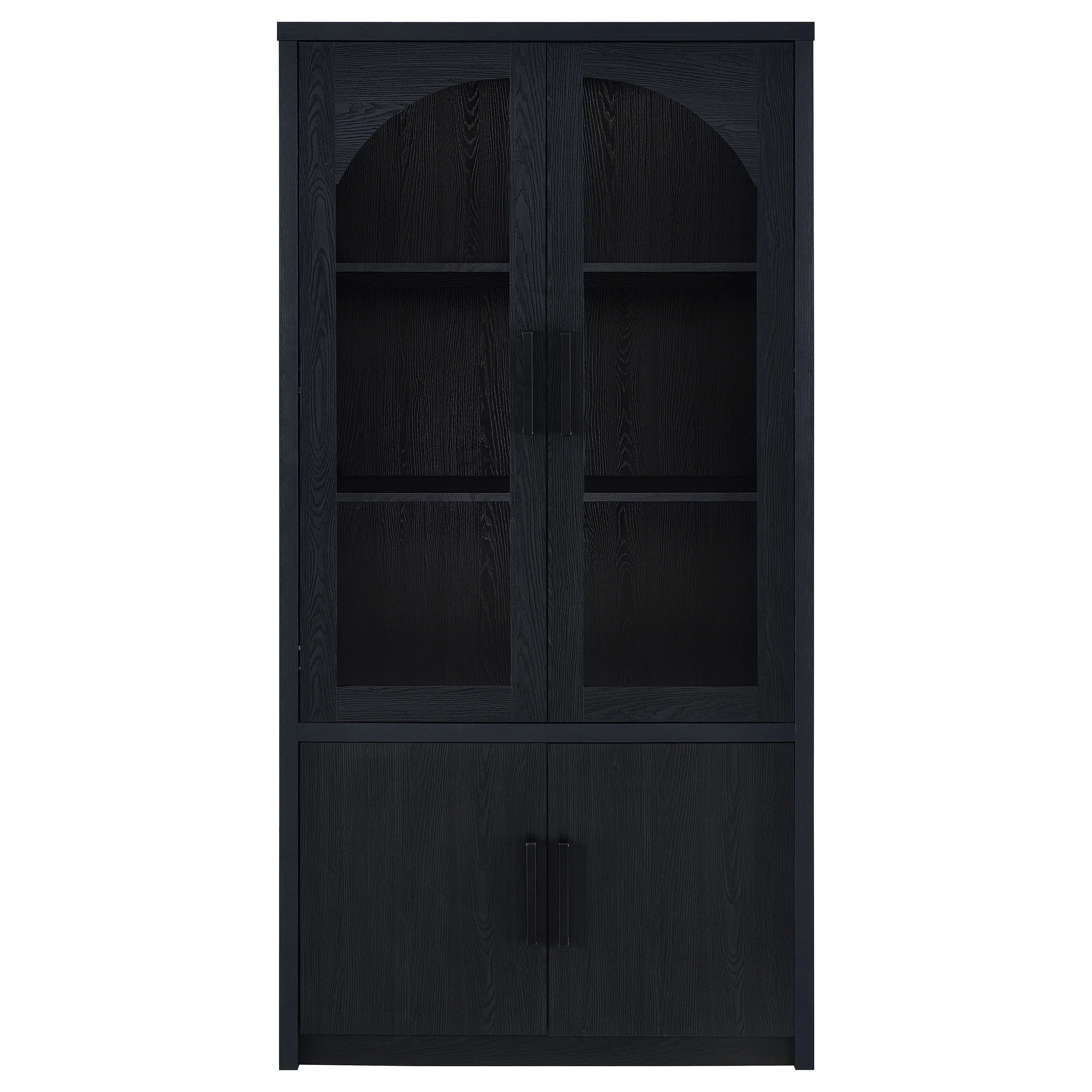 Riva Tall Display Cabinet with LED Lighting - Image 5