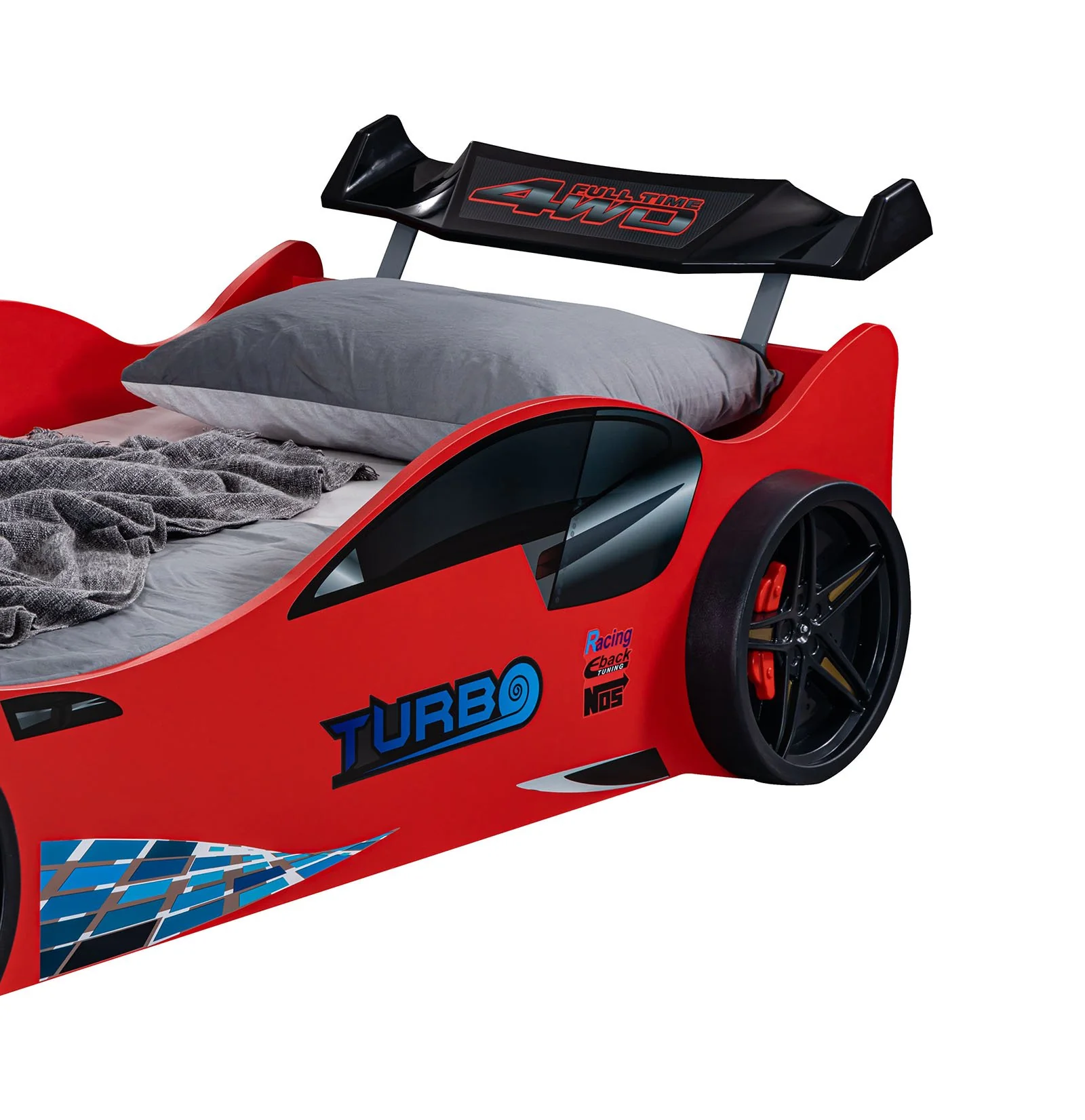 Roadstar Car Bed, Red - Image 4