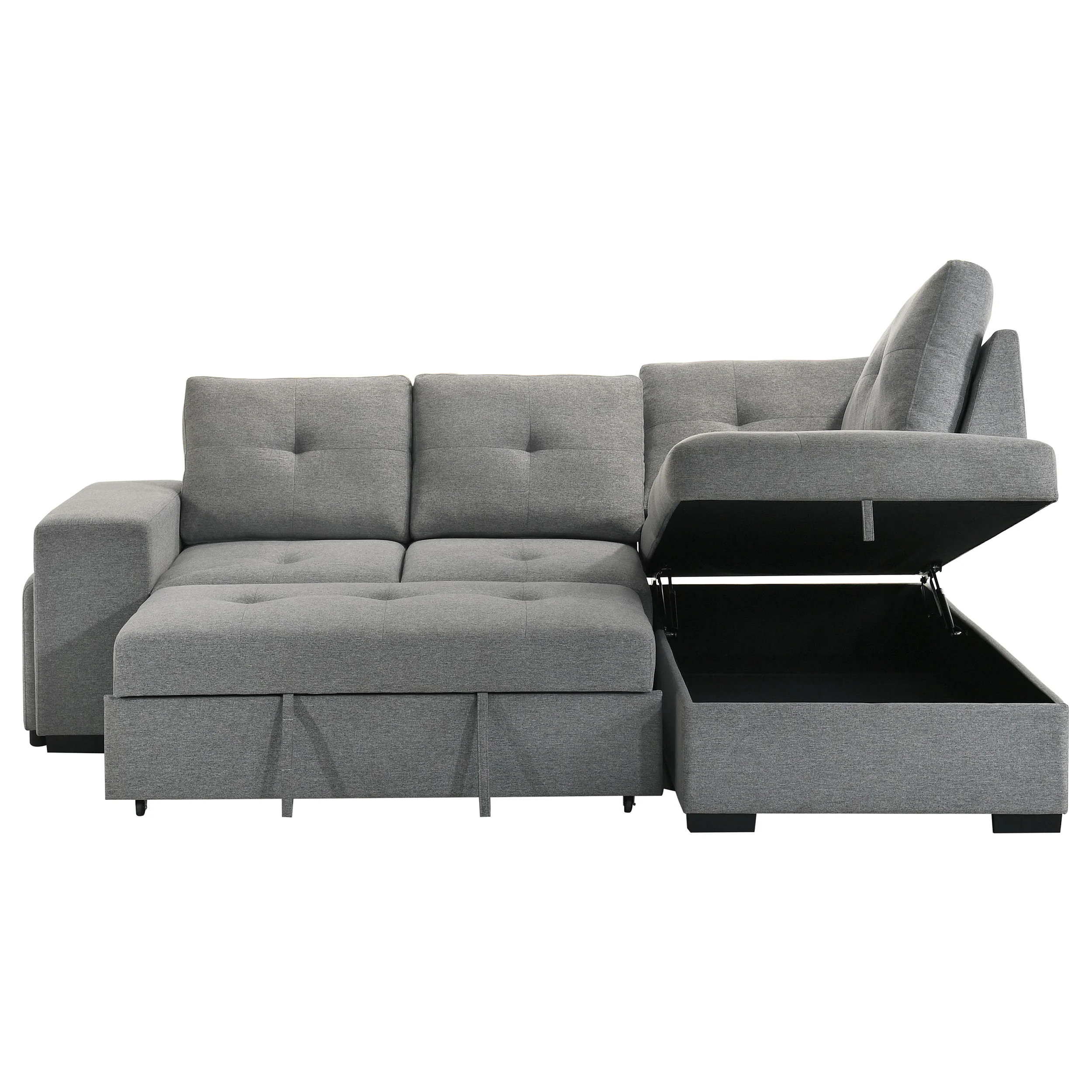 Roanne Pull-Out Sleeper Sectional Sofa - Image 11