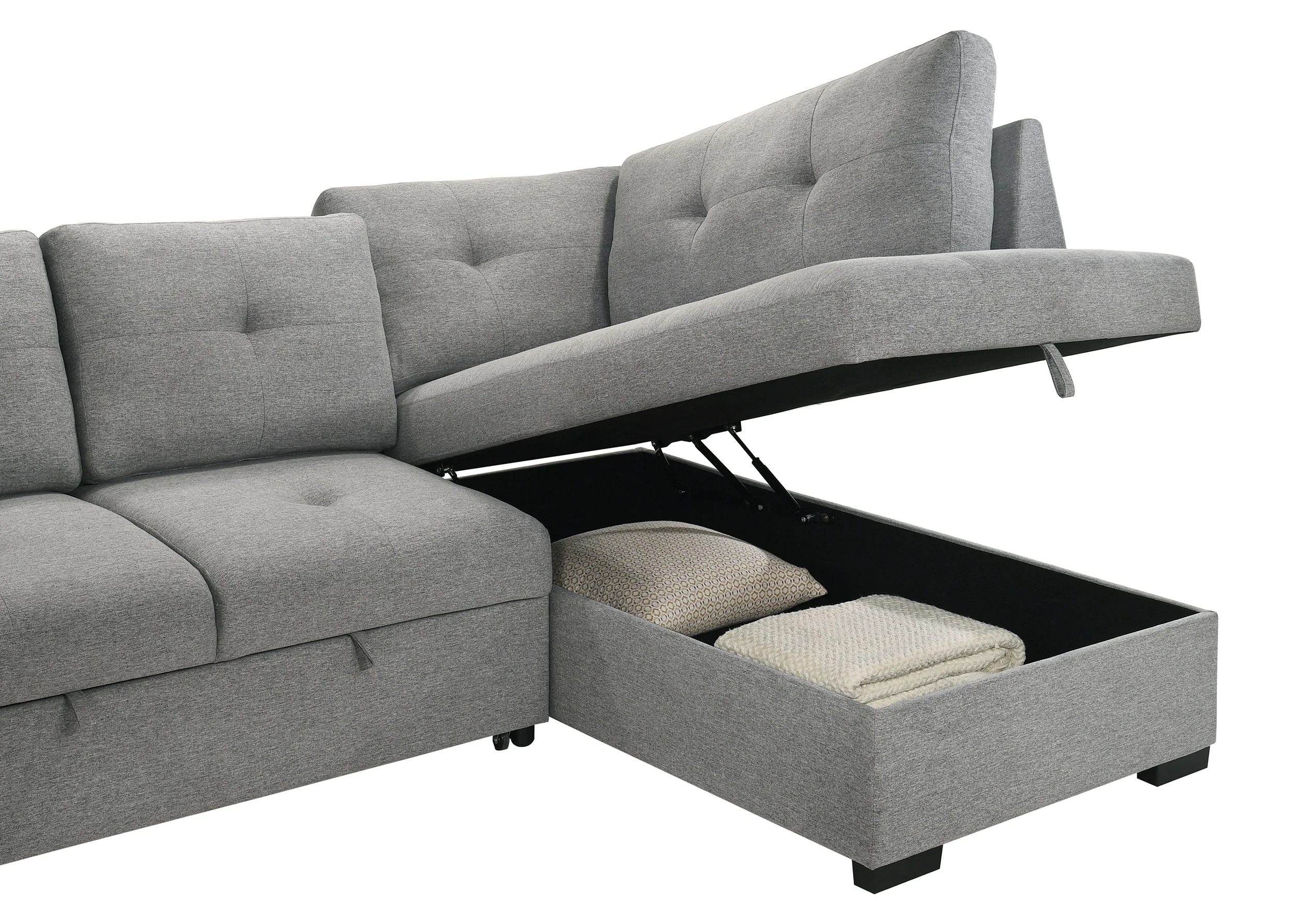 Roanne Pull-Out Sleeper Sectional Sofa - Image 16