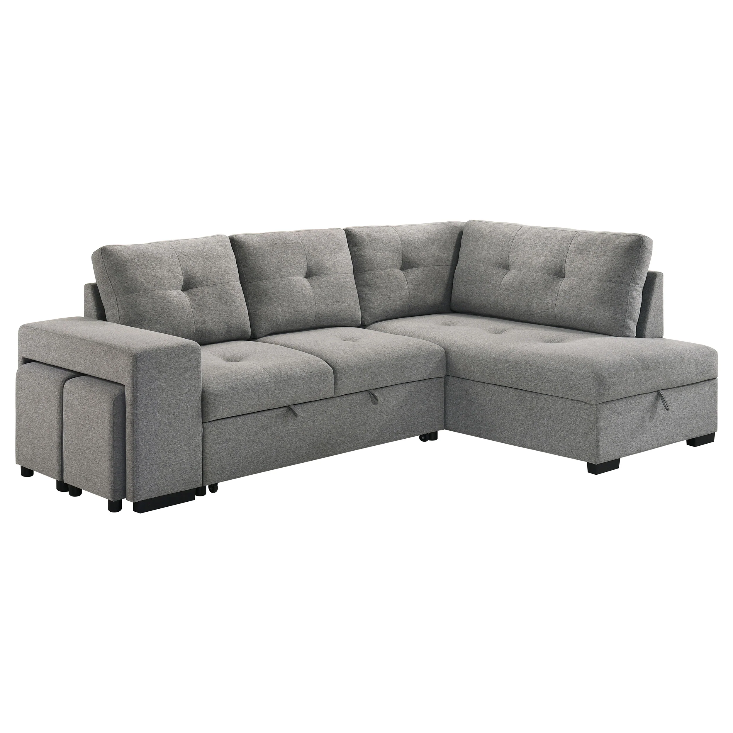 Roanne Pull-Out Sleeper Sectional Sofa - Image 6