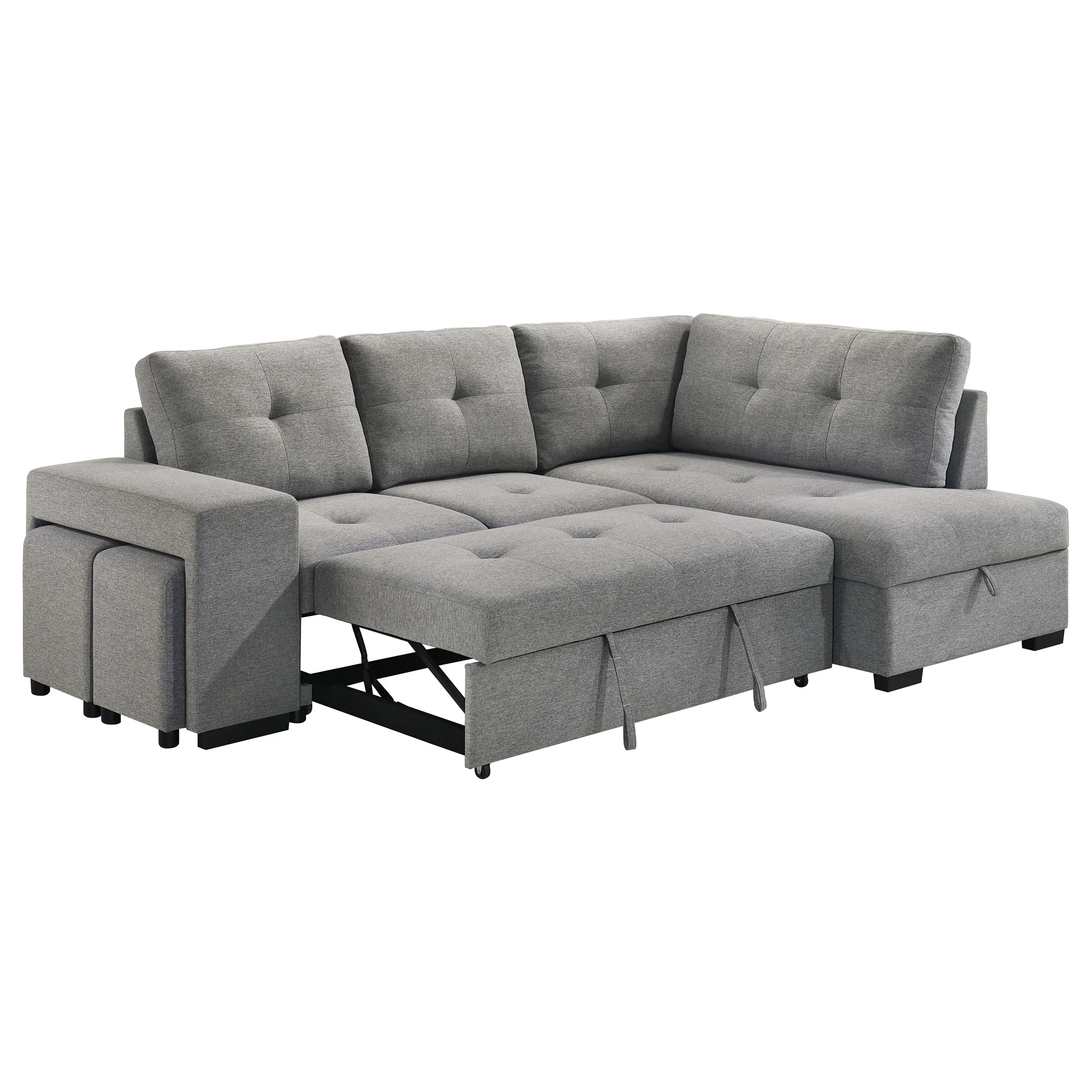Roanne Pull-Out Sleeper Sectional Sofa - Image 8