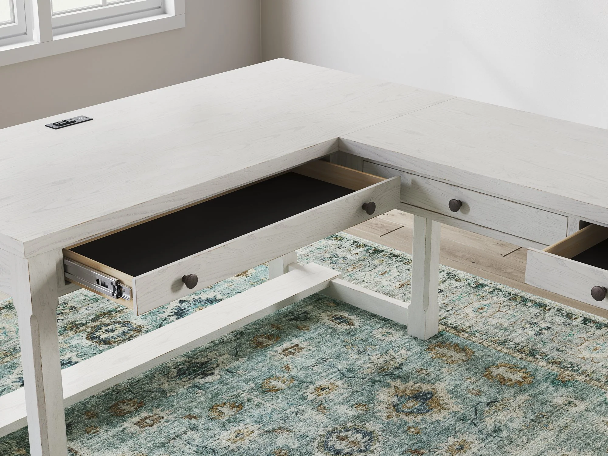 Robbinsdale L-Shaped Home Office Desk - Image 22