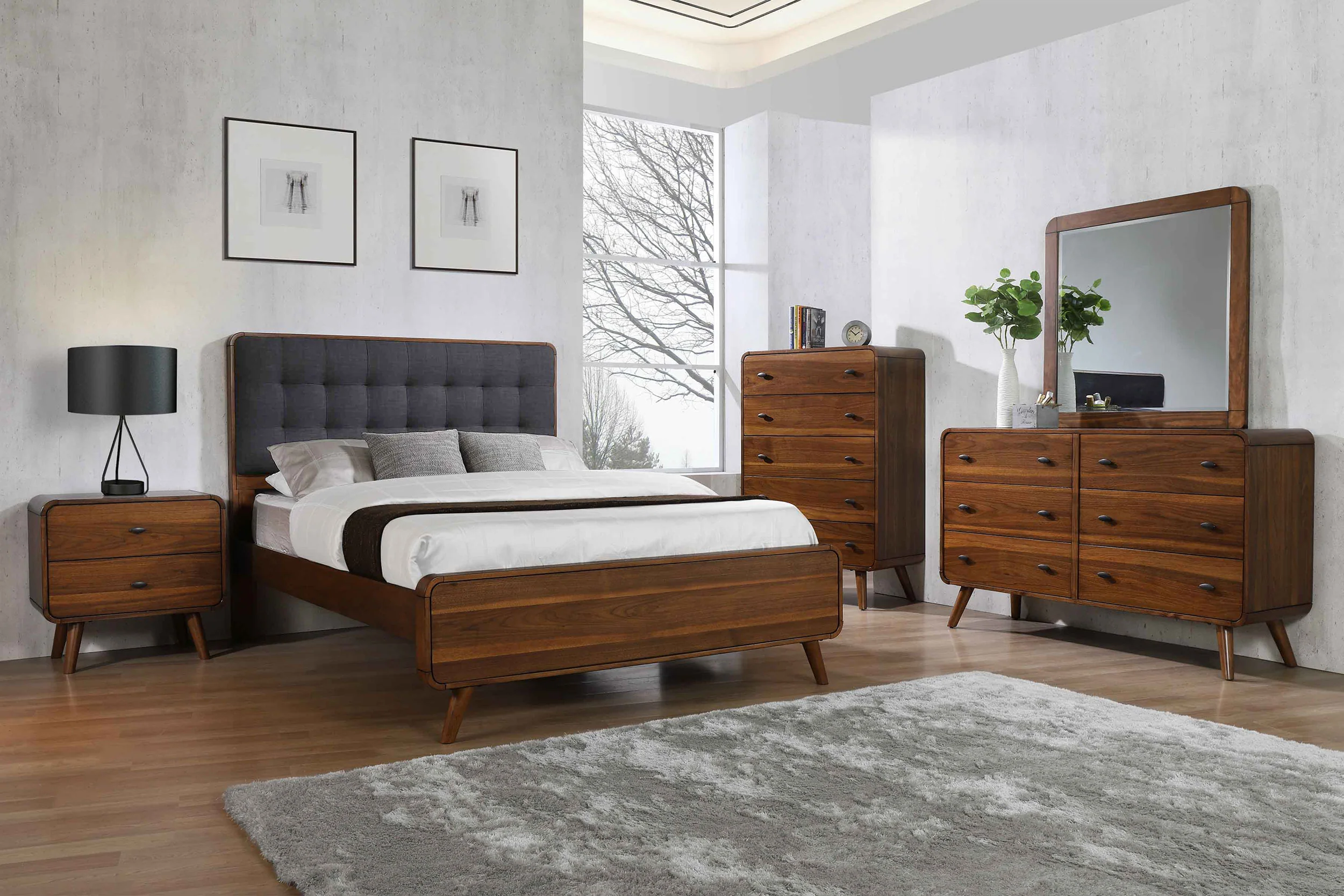 Robyn Panel Platform Bed - Image 11