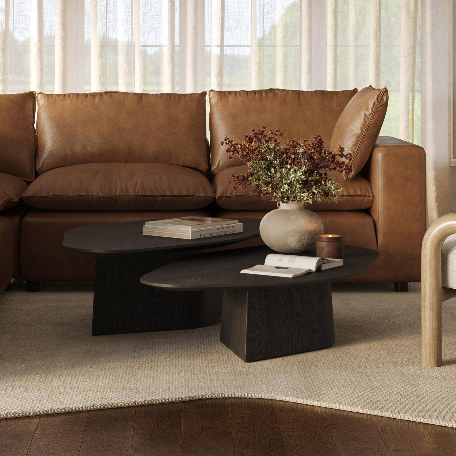 Roche Black Ash Low Coffee Table - Image 3