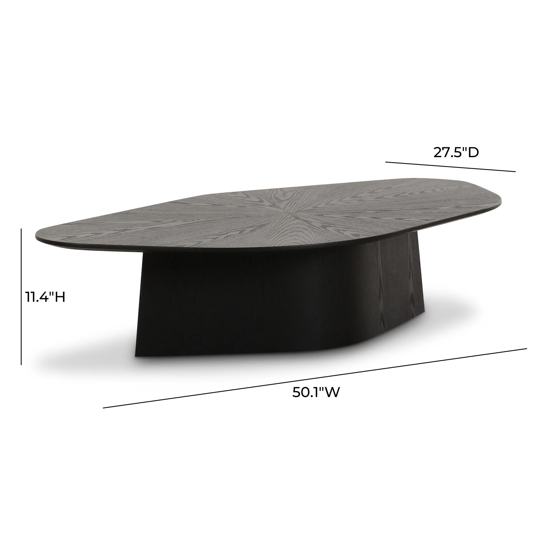 Roche Black Ash Low Coffee Table - Image 7