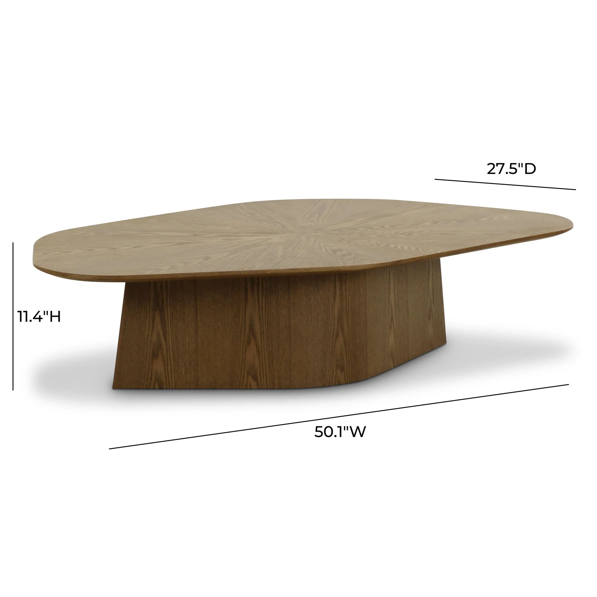 Roche Brown Ash Low Coffee Table - Image 7
