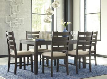 Rokane Dining Table and Chairs (Set of 7) - Image 3