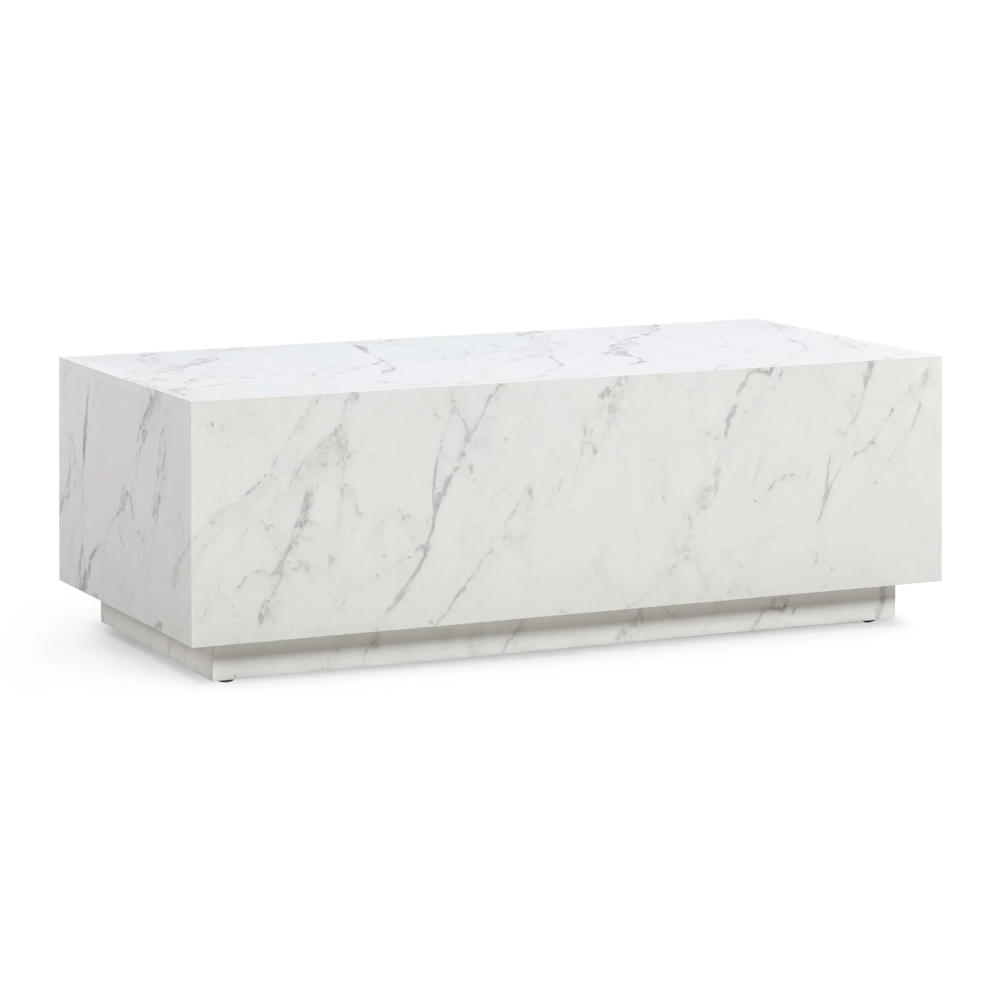 Romy White Marble Coffee Table - Image 2