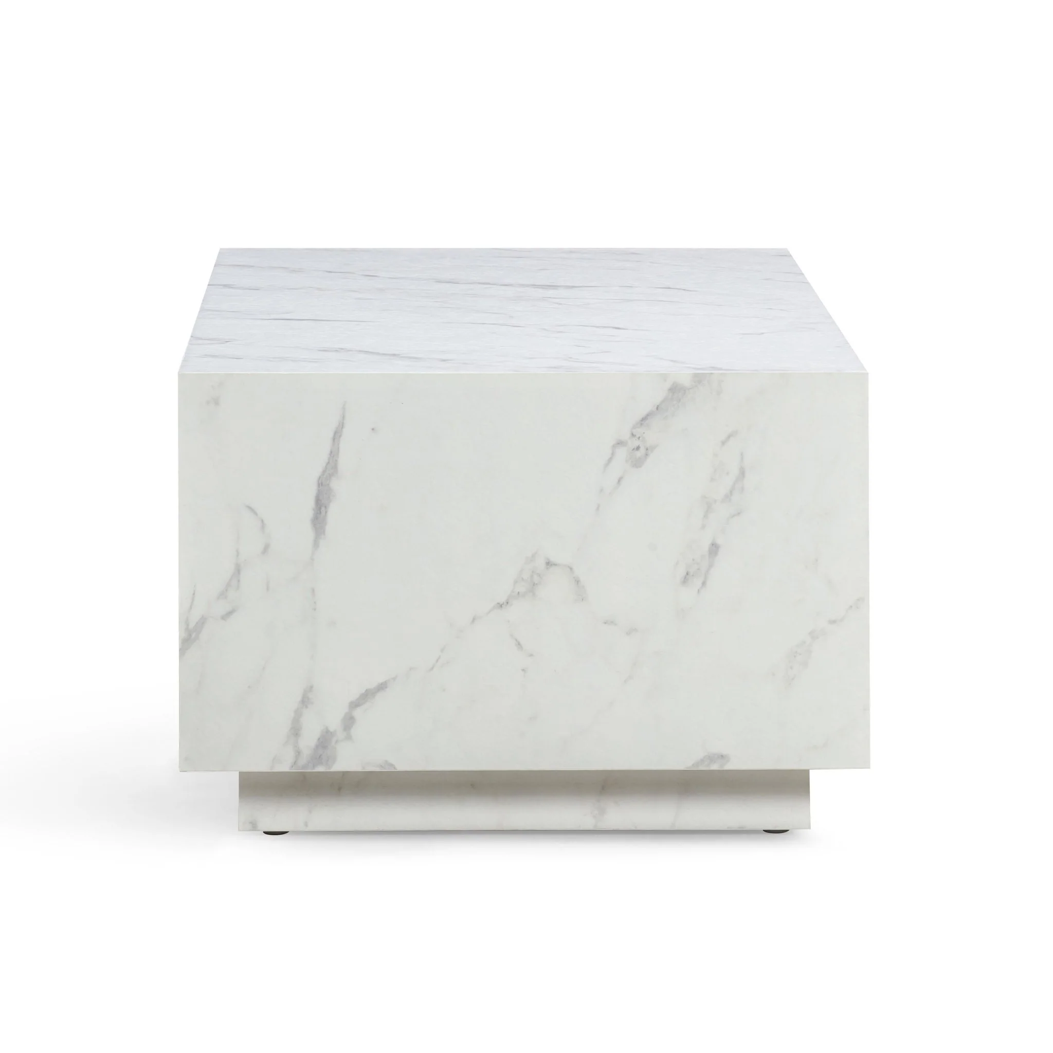 Romy White Marble Coffee Table - Image 3