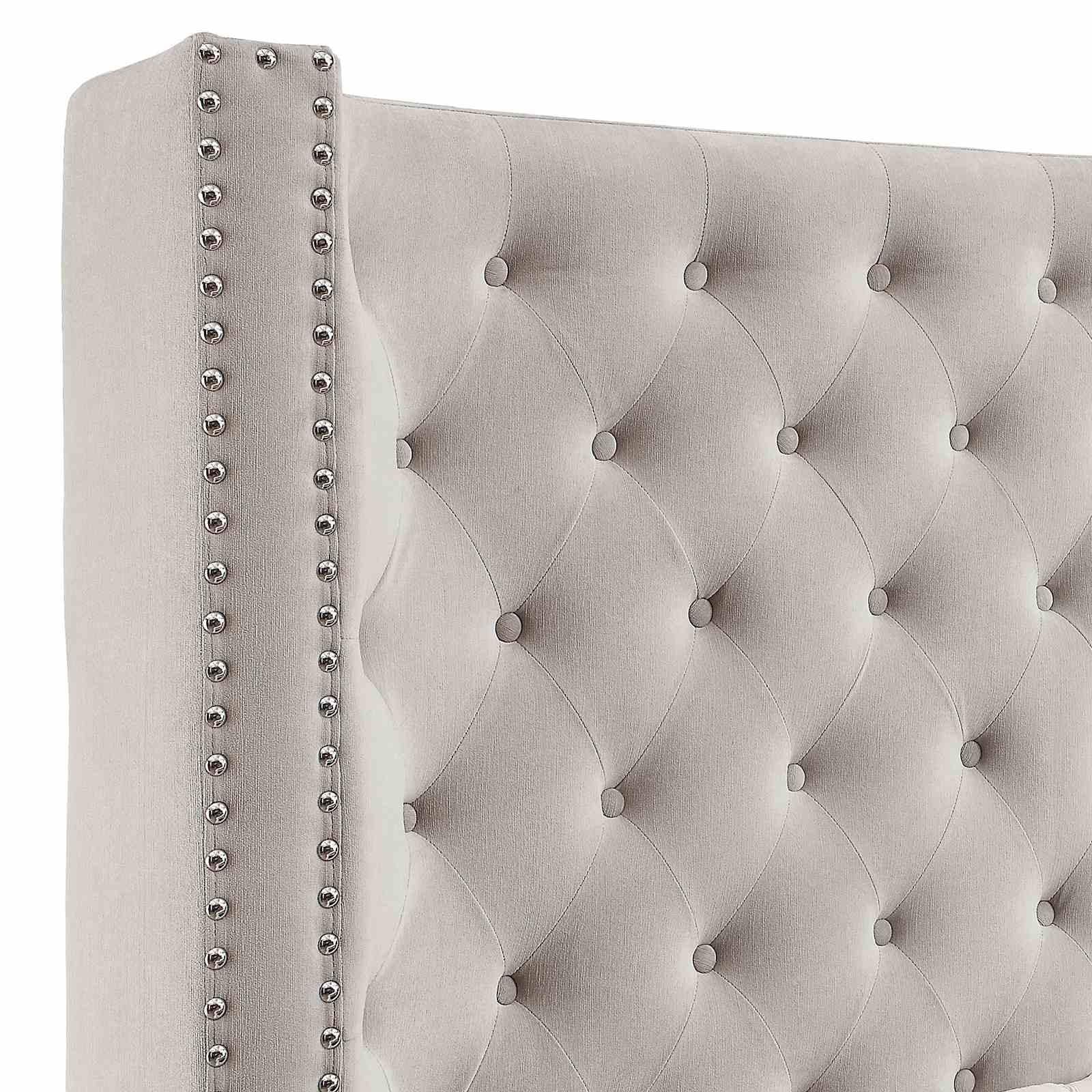 Rosabelle E.King Bed, Ivory - Image 2