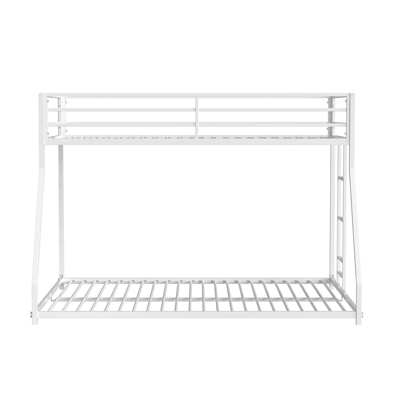 Rothwell Twin/Full Metal Bunk Bed, Matte White - Image 4
