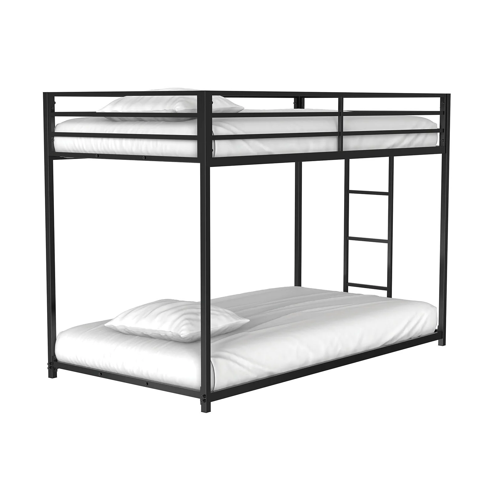 Rothwell Twin/Twin Metal Bunk Bed, Matte Black - Image 3