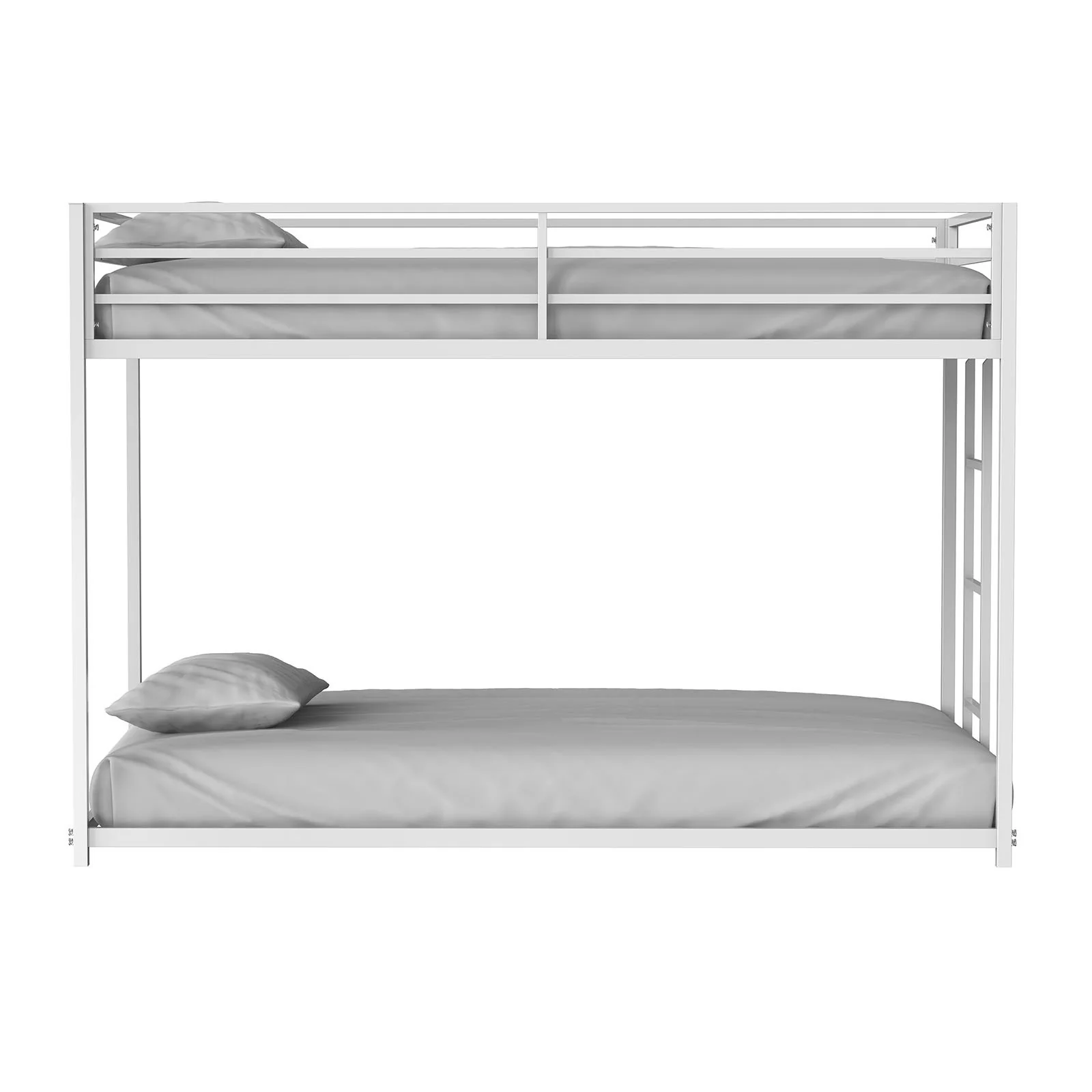 Rothwell Twin/Twin Metal Bunk Bed, Matte White - Image 5