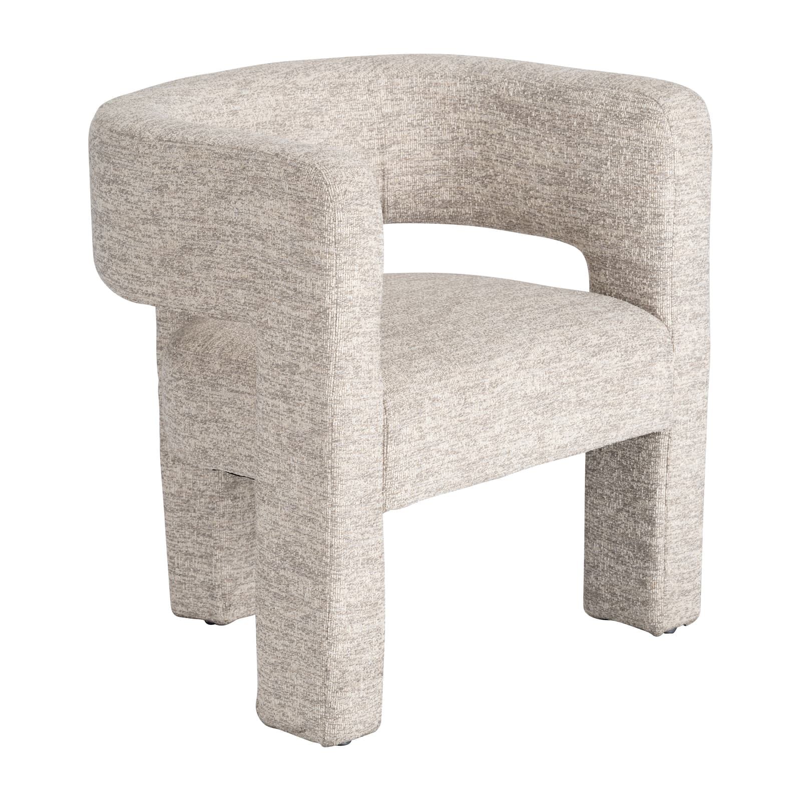 Round Back Chair - Beige - Image 2