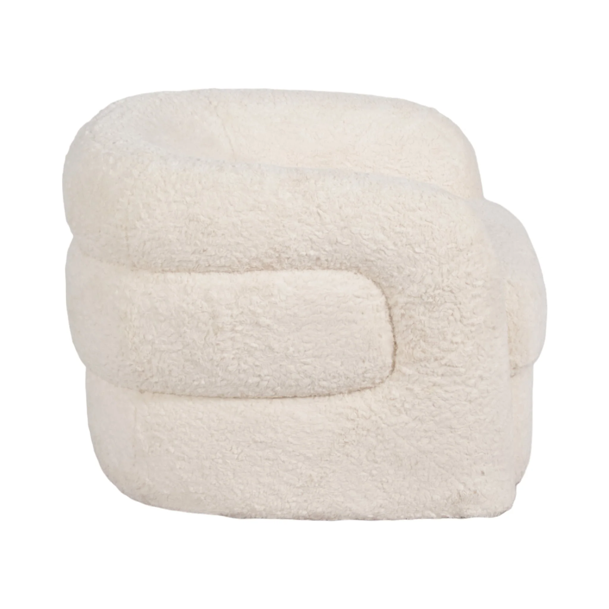 Roundback Accent Chair, Ivory - Image 3