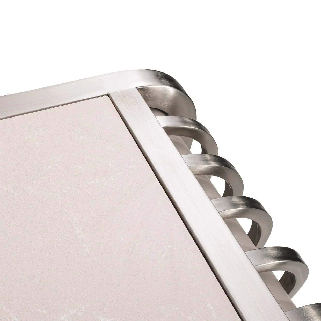 Roxbury Park Metal Nightstand - Stainless Steel - Image 7