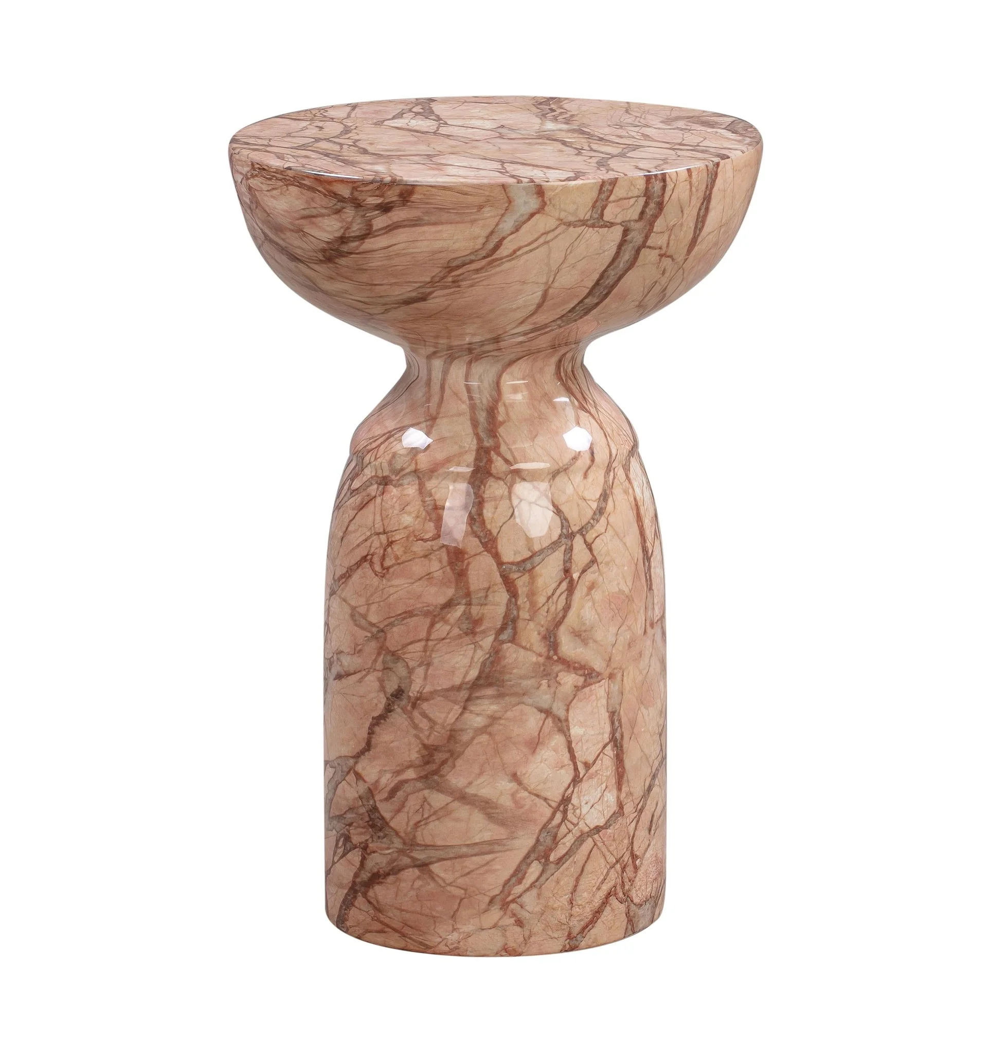 Rue Sunset Marble Side Table - Image 3