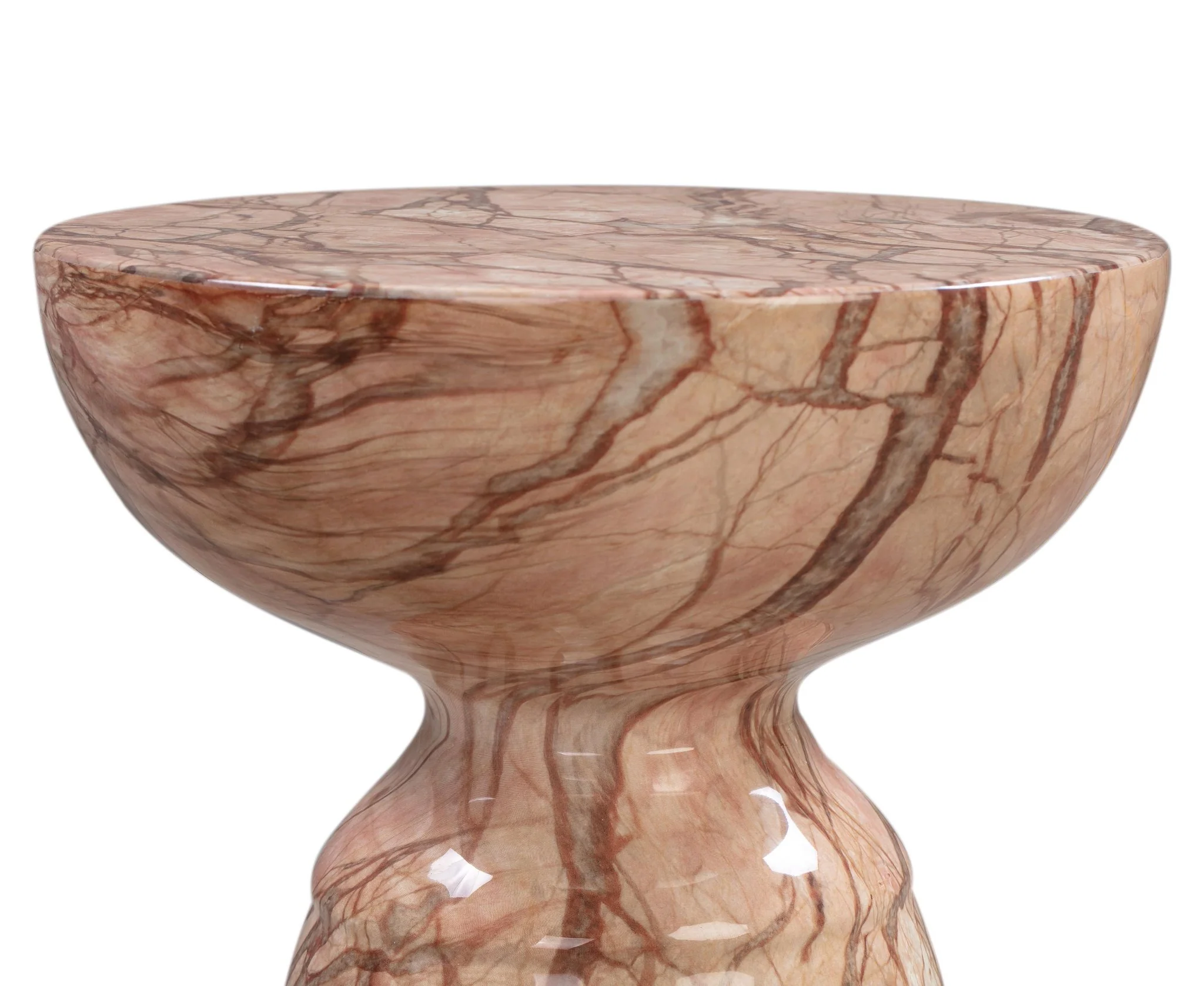 Rue Sunset Marble Side Table - Image 5