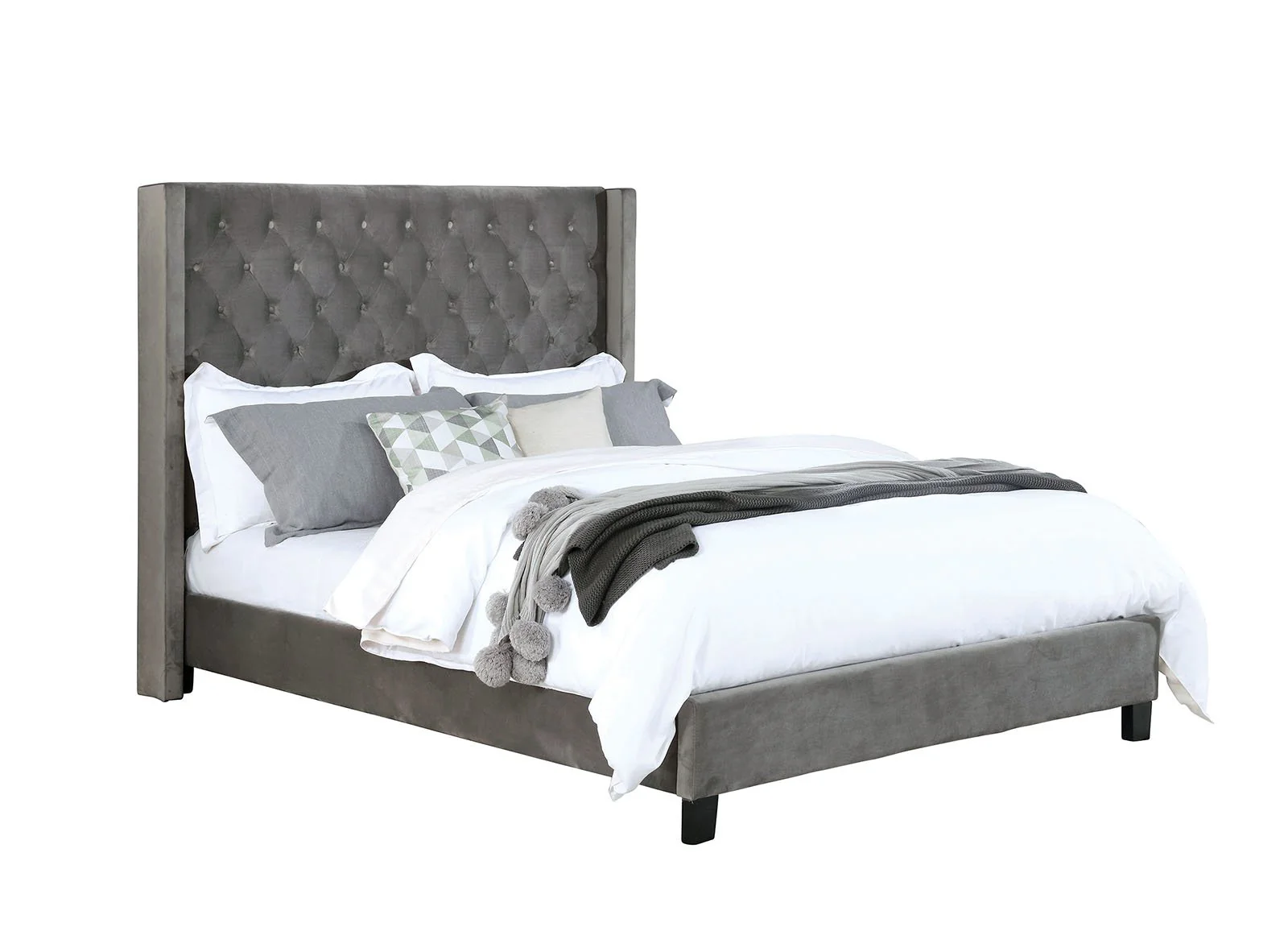 Ryleigh Queen Bed, Gray - Image 4