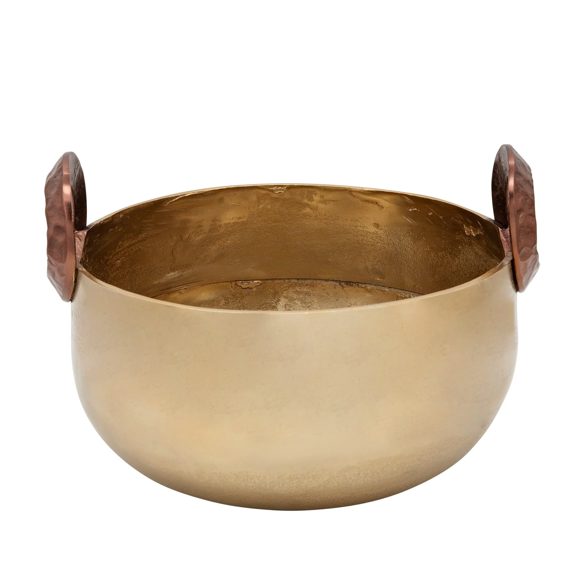 S/2 10/12" Bowl With Handles, Gold - Image 4