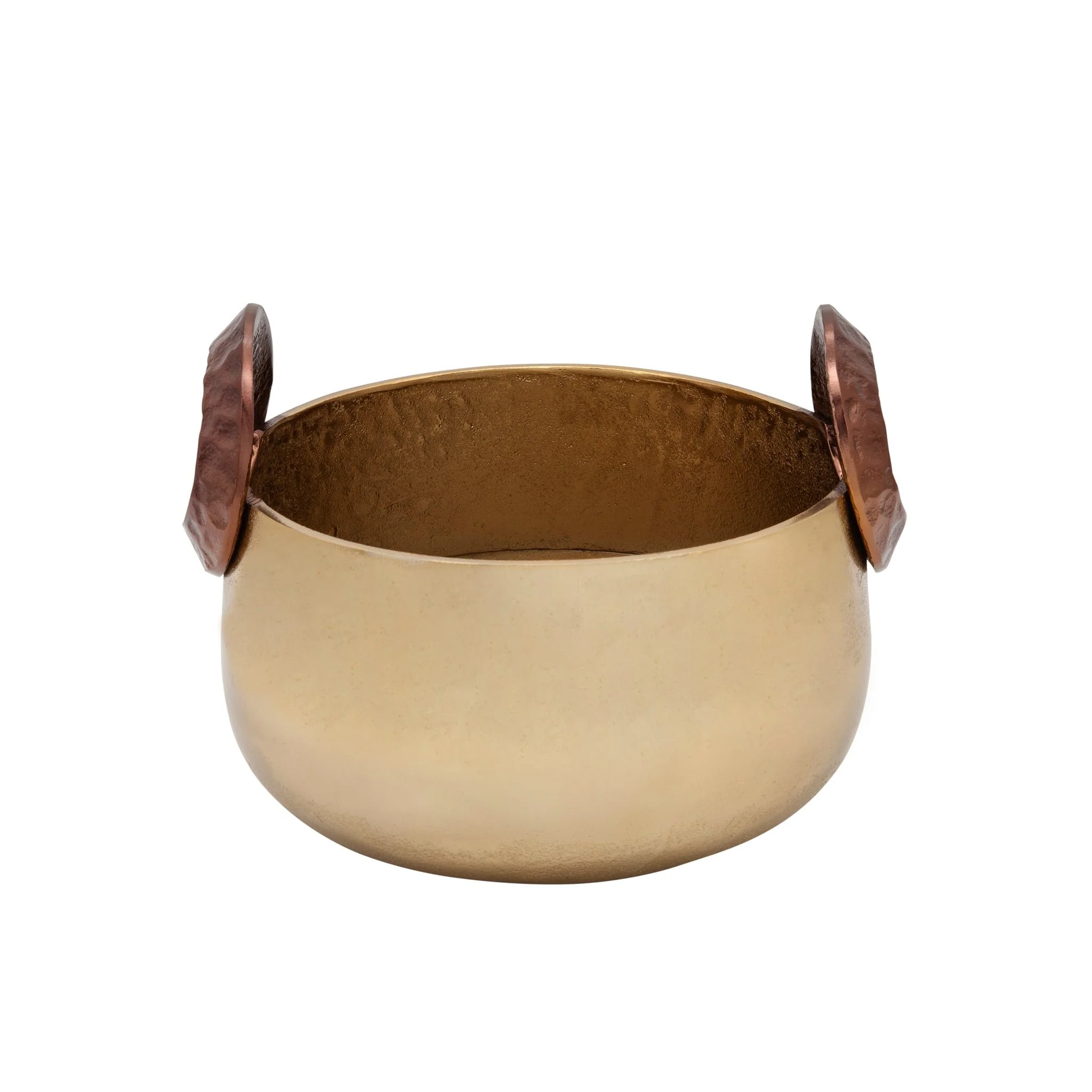 S/2 10/12" Bowl With Handles, Gold - Image 5