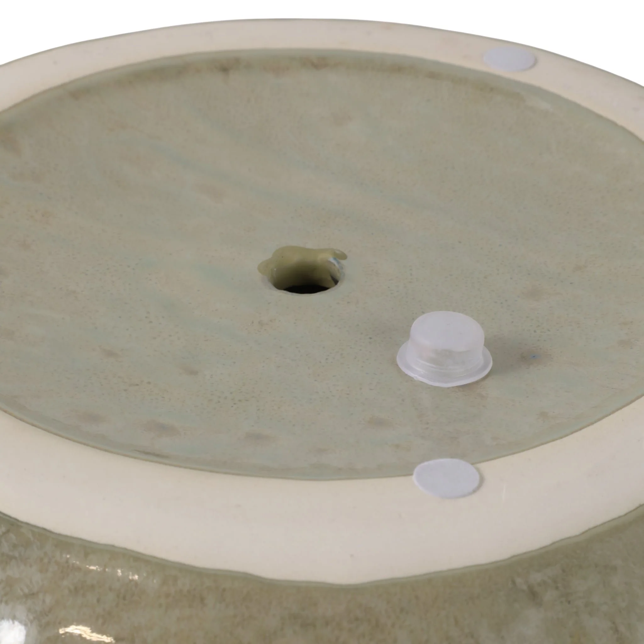 S/2 10/12" Iridescent Bowl Planters, Green - Image 7