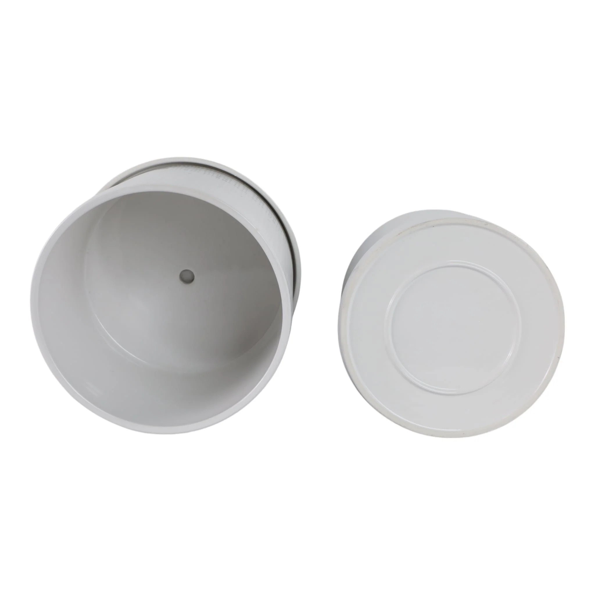 S/2 10/12" Modern Planter, White - Image 7
