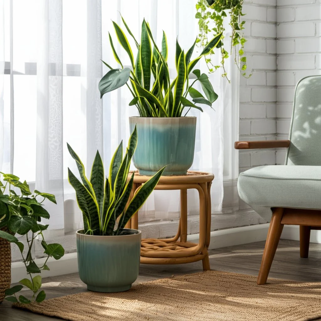 S/2 10/12" Reactive Multi Glazed Planters - Image 8
