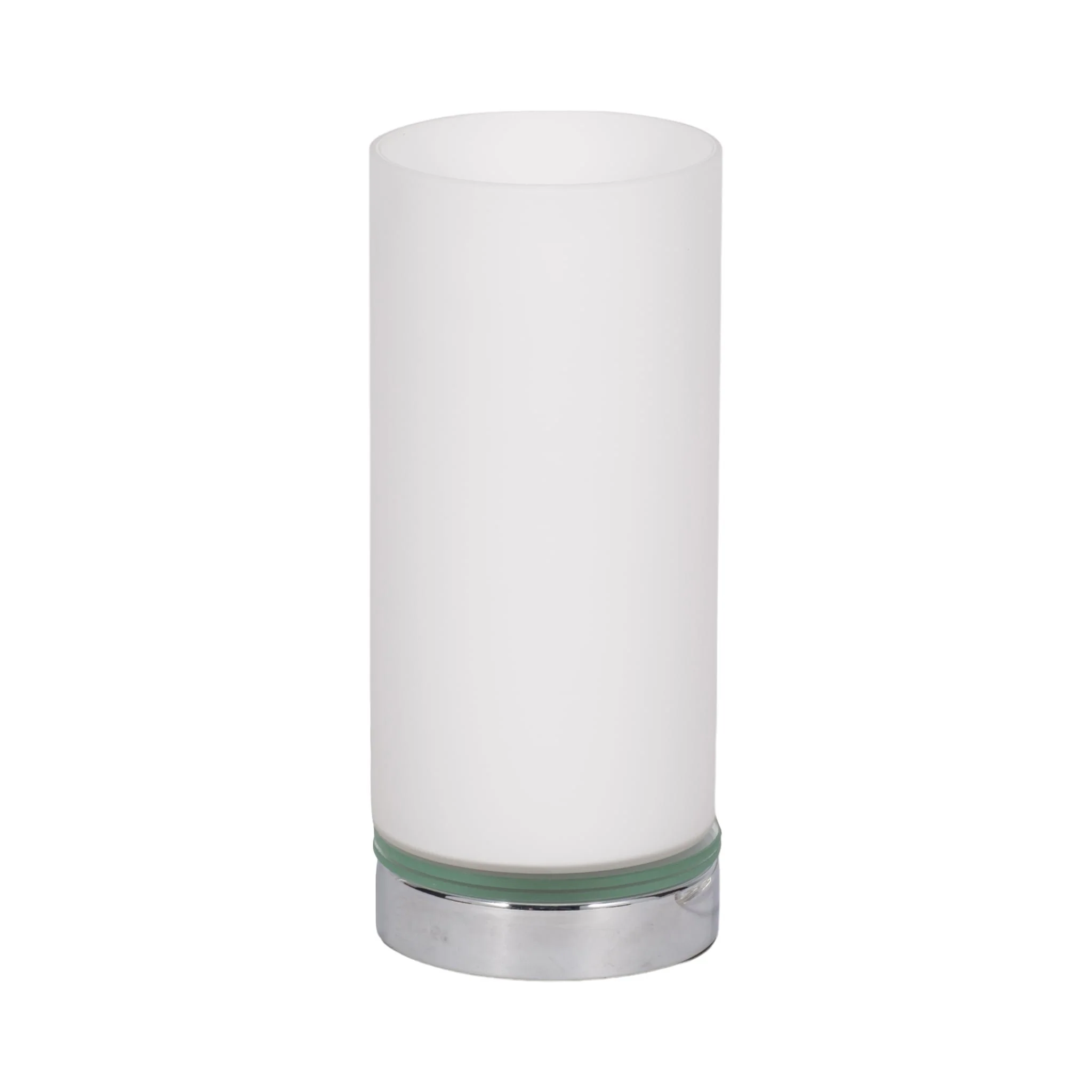 S/2 10" Glass Touch Table Lamps, White - Image 3
