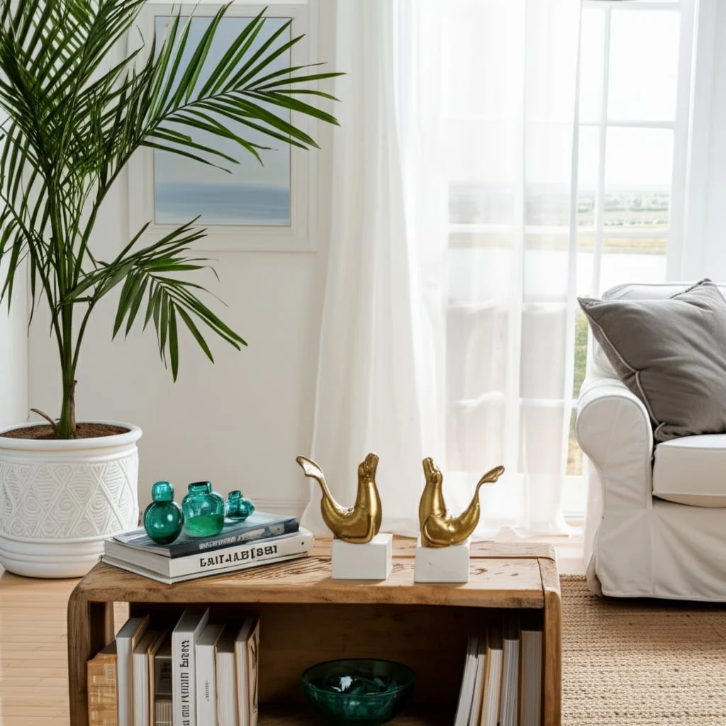 S/2 10" Sea Lion Bookends, Gold - Image 11