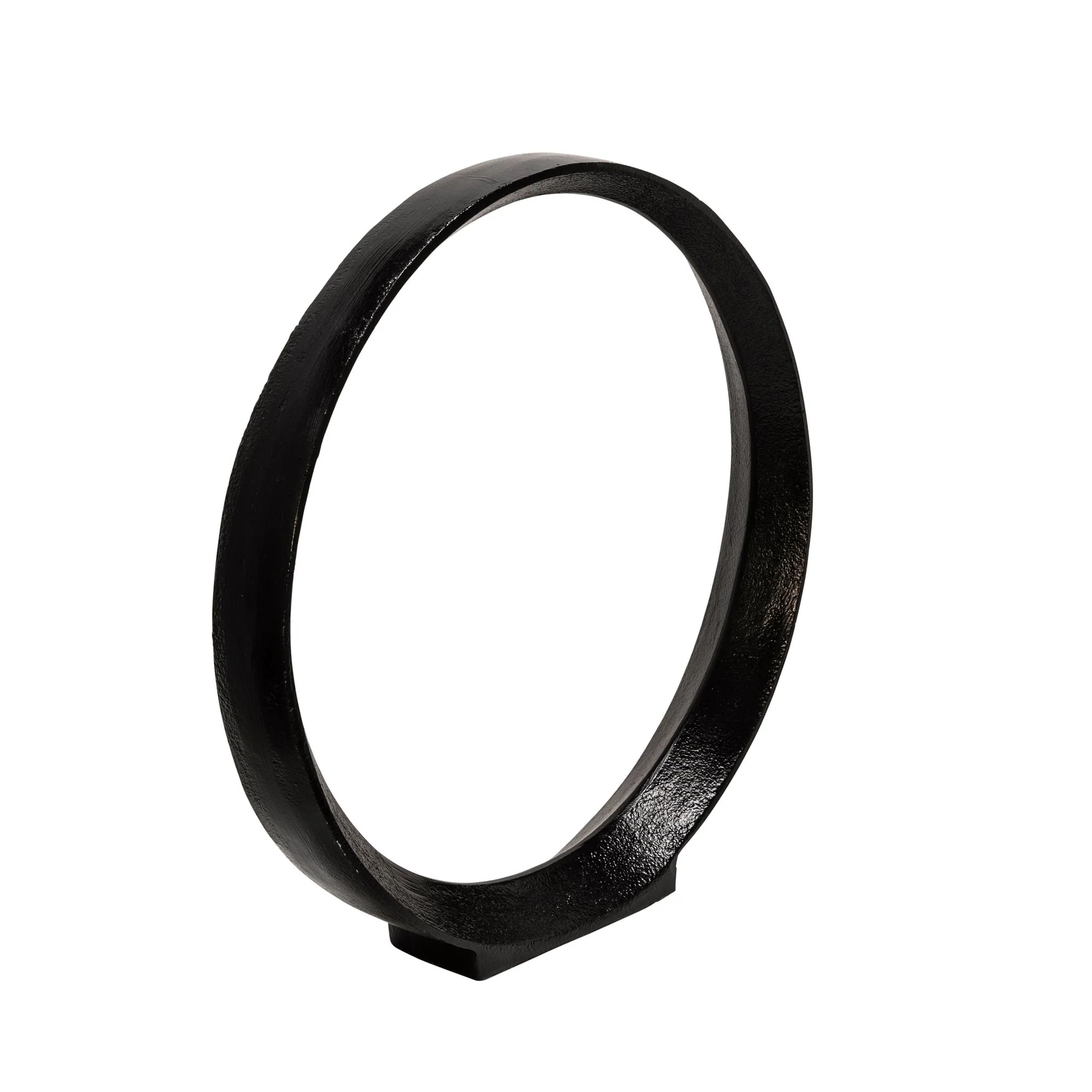 S/2 12/14" Aluminum Ring, Black - Image 5