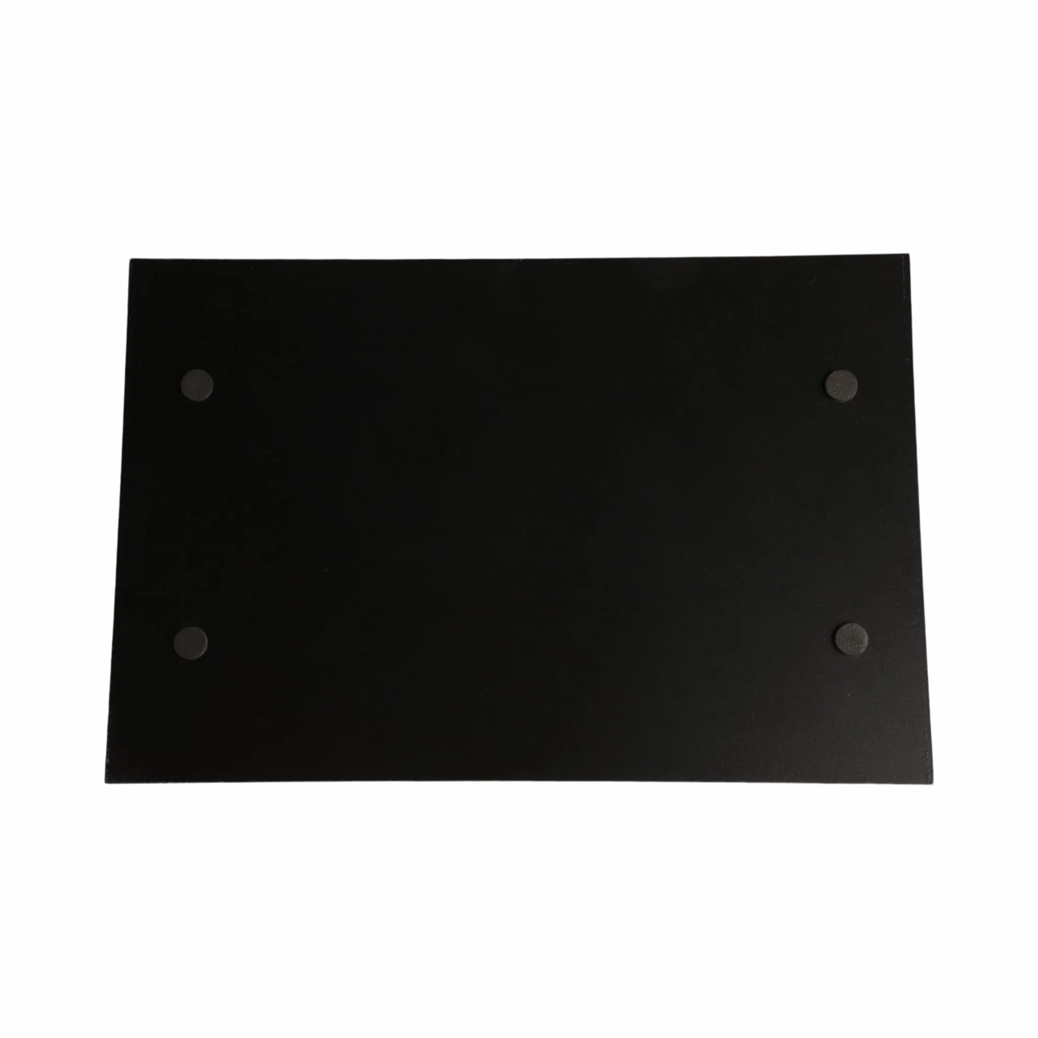 S/2 12/16" Sparkly Geo Glass Trays, Silver - Image 7