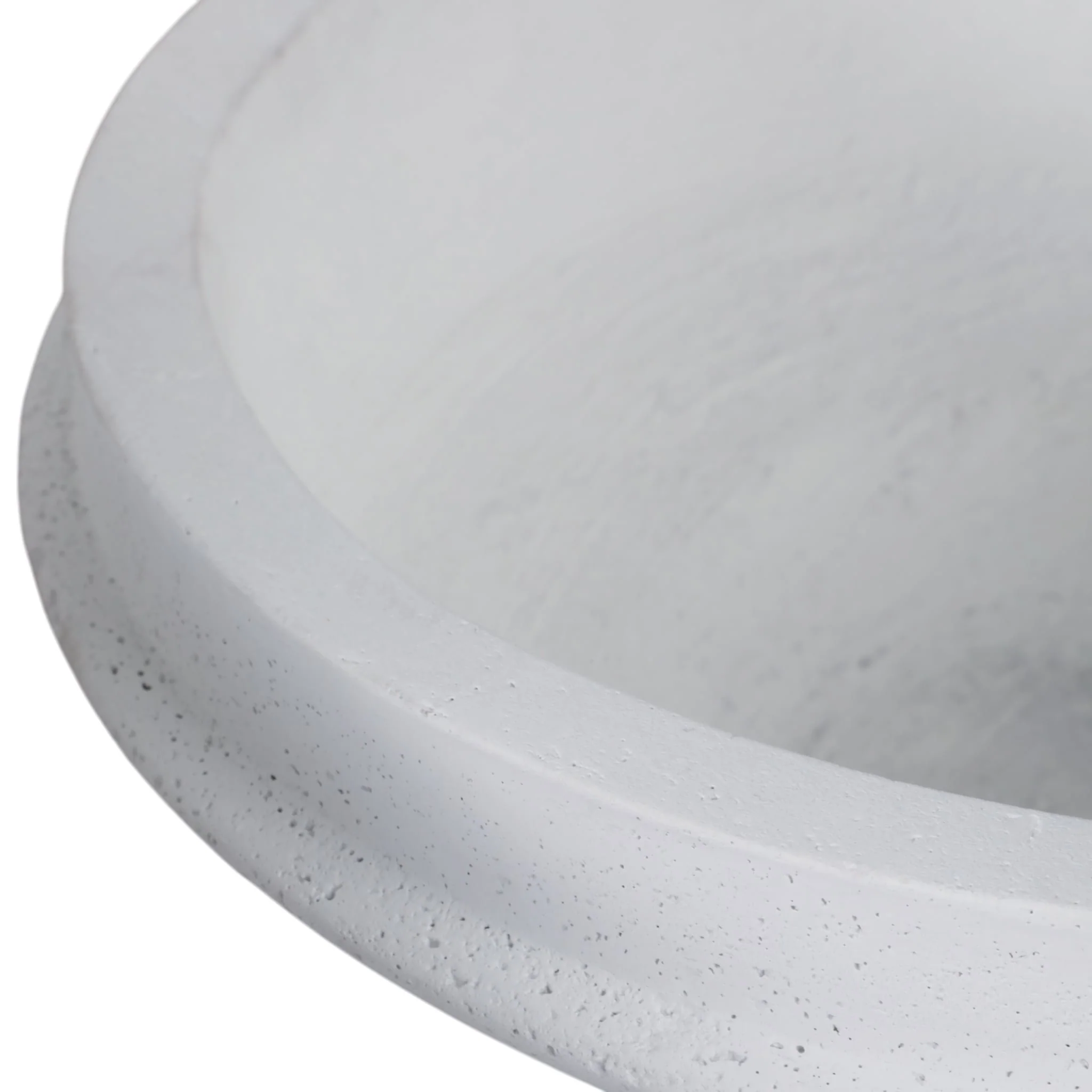 S/2 15/20" Pedestal Bowl Planters, White - Image 5