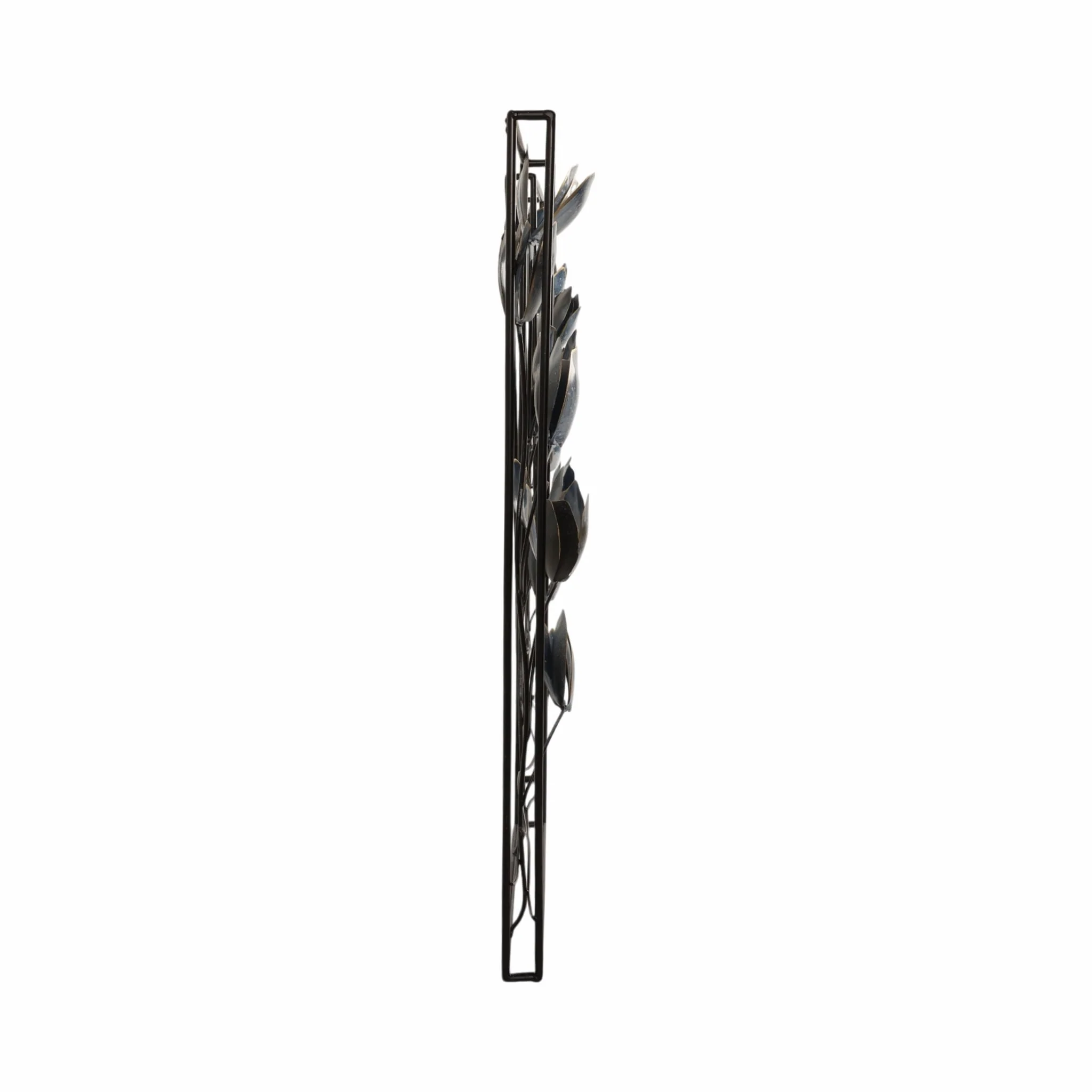 S/2 32" Blooming Flowers Metal Wall Panels, Blue/b - Image 3