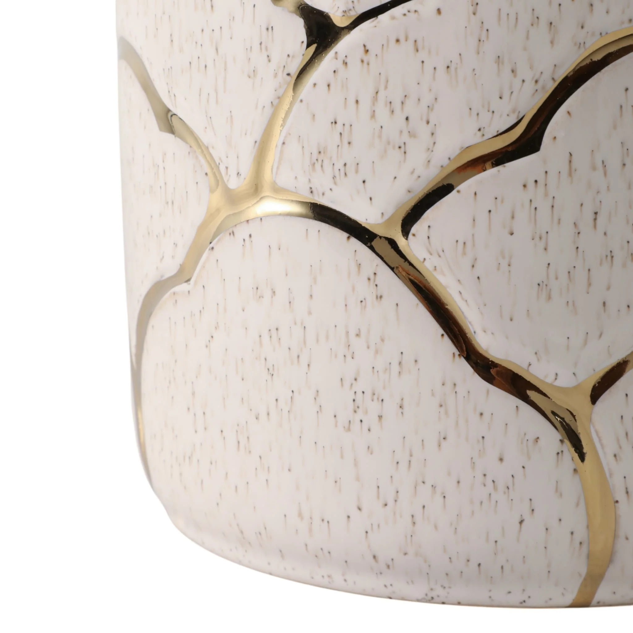 S/2 6/7" Clouds Planter, Ivory/gold - Image 4