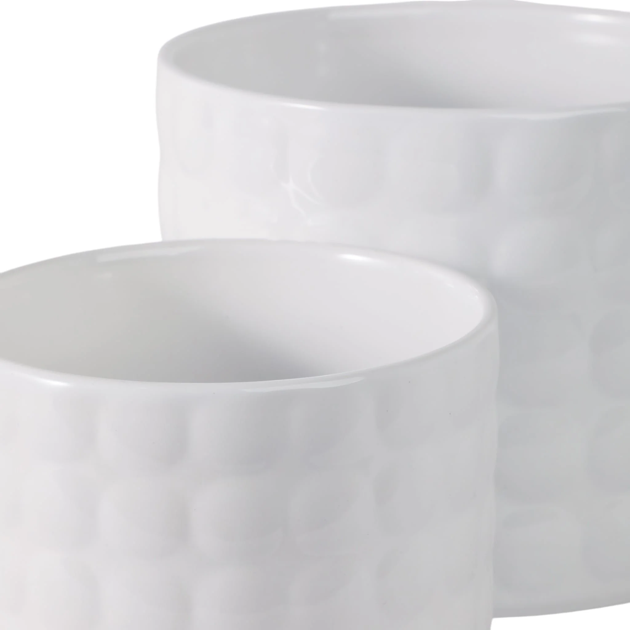 S/2 6/8" Bubble Planter. White - Image 5