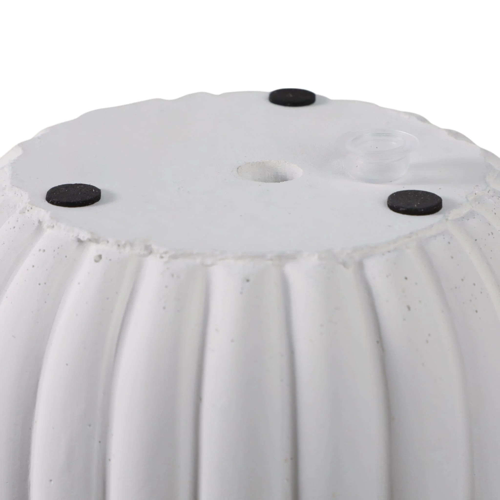S/2 6/8" Fluted Planters, White - Image 7