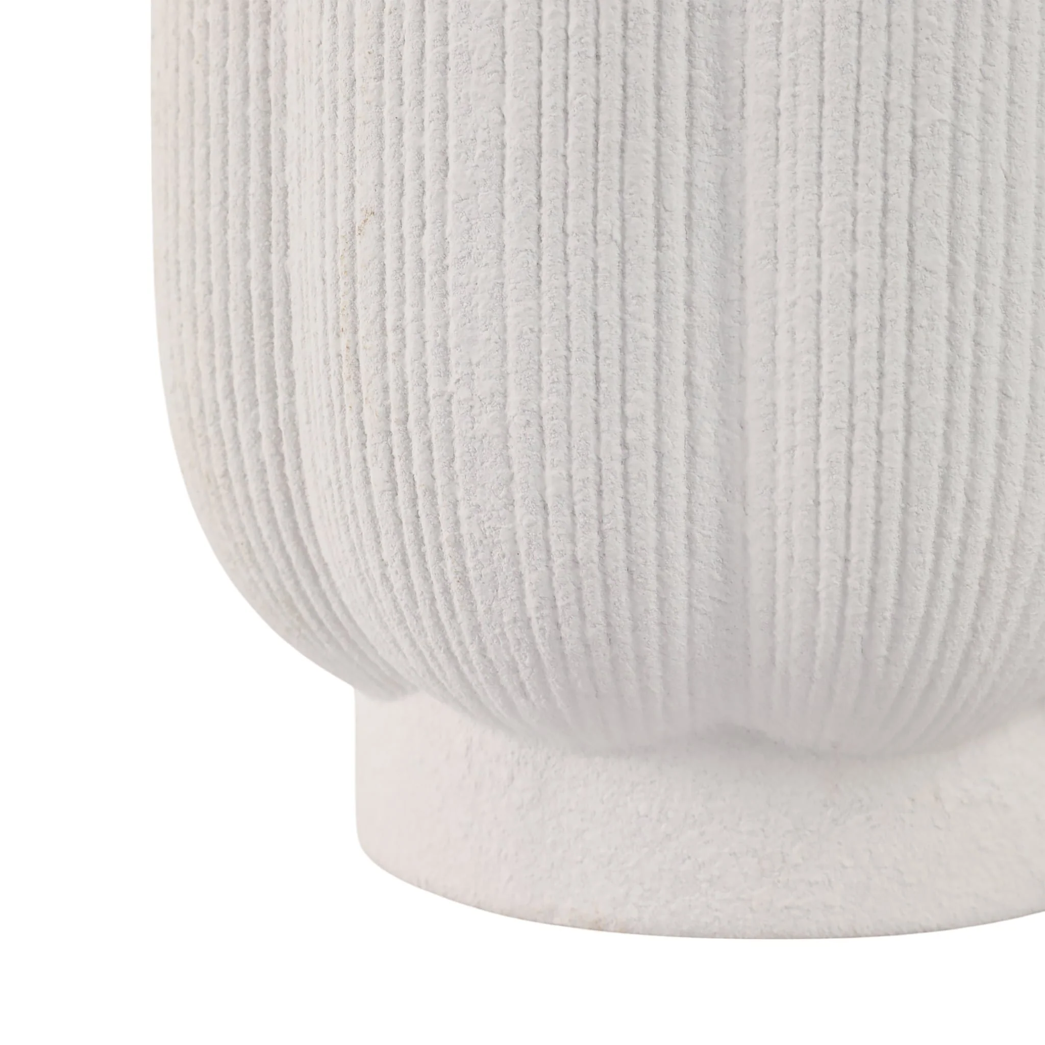 S/2 6/8" Scallop Shaped Planters, White - Image 5