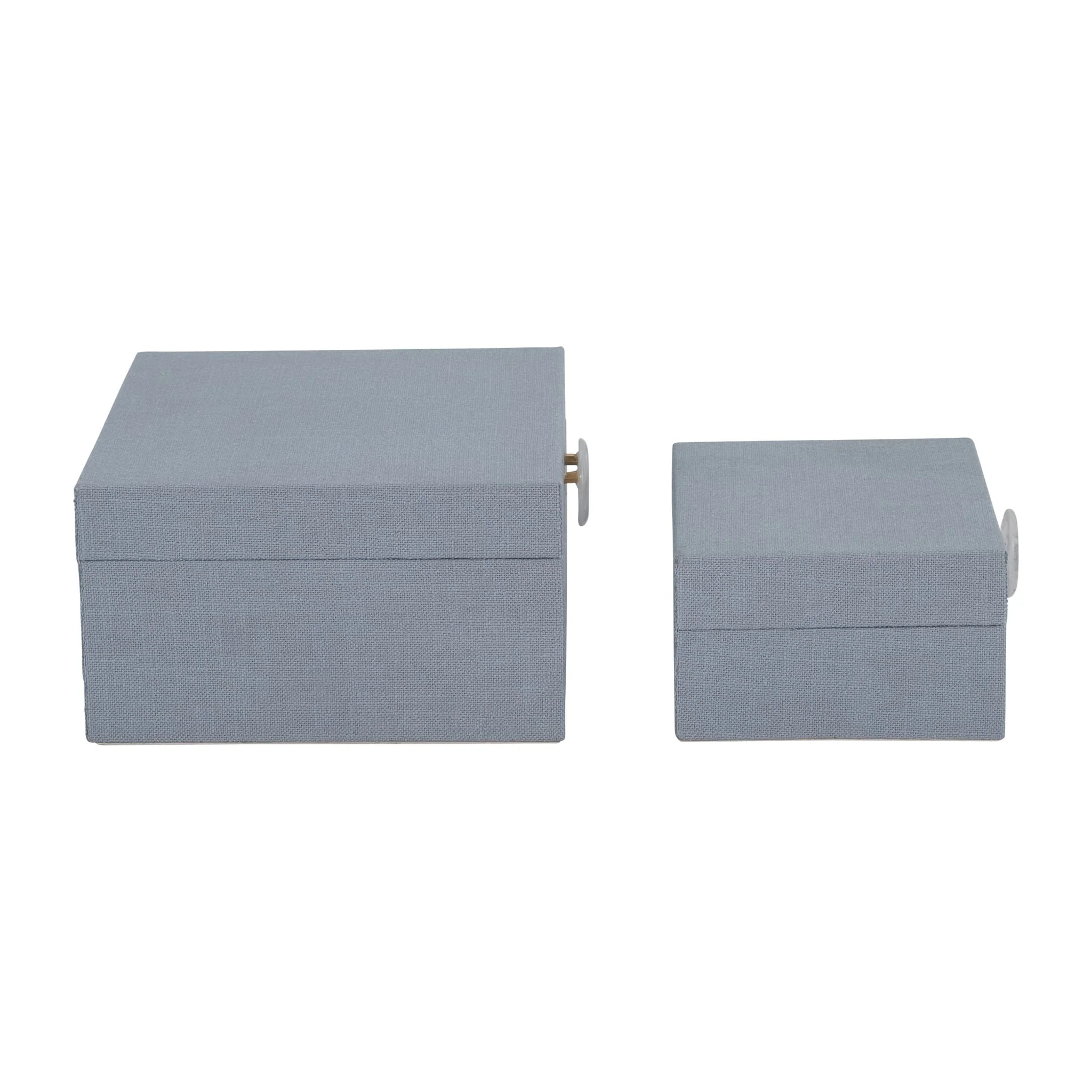 S/2 7/9" Box W/ Ring Detail, Denim Blue - Image 5