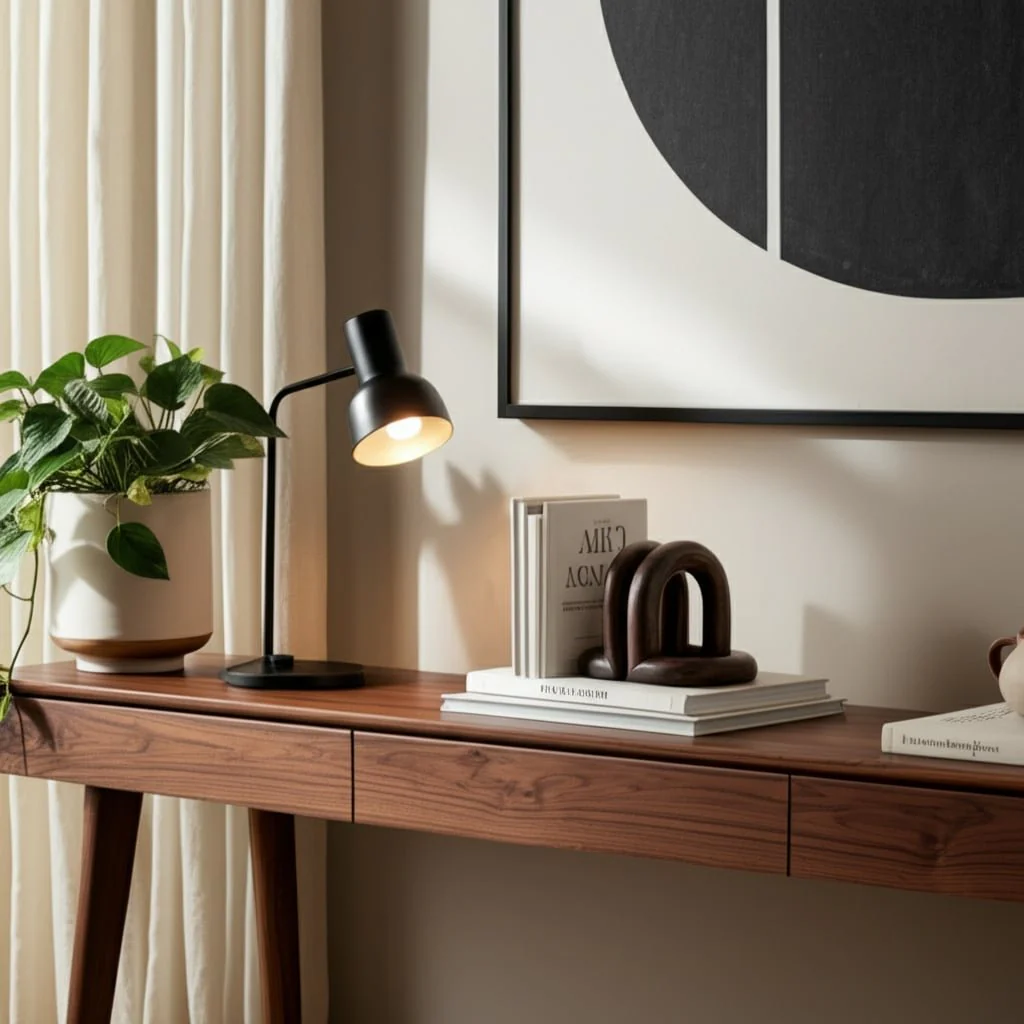 S/2 7" Loopy Wood Bookends Set, Dark Brown - Image 8